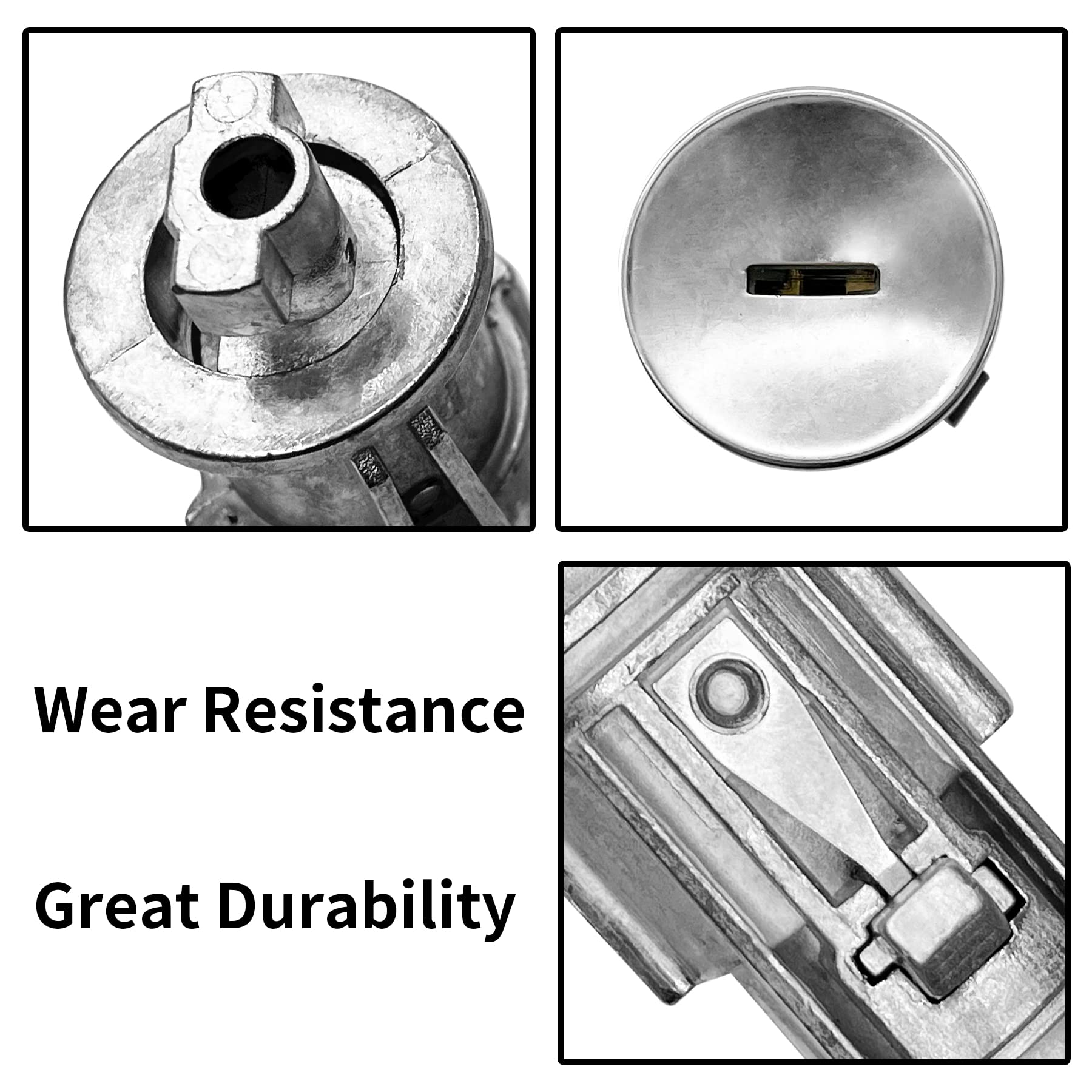 Ignition Lock Cylinder Switch With Keys | Replacement For 2001-2010 Dodge Ram 1500/2500/3500, Durango, Dakota, Chrysler Aspen & Mitsubishi Raider | Replace#: 924-709, 5018702Aa