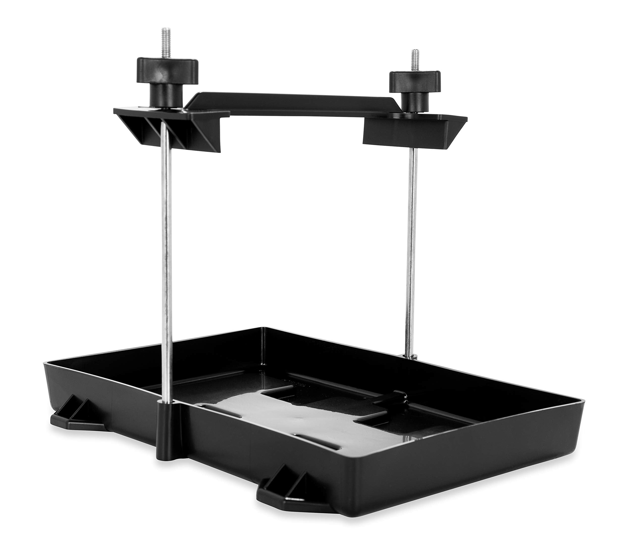 Camco Camper/RV Standard Battery Hold-Down Tray | Holds 24/24M Automotive Batteries | Fits Batteries Up to 11 1/8'' L x 6 '' W x