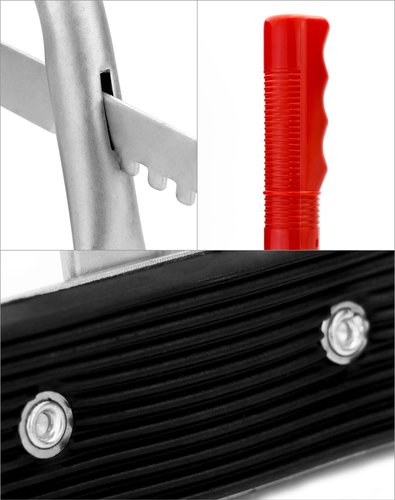 Qwork Battery Carrier, Battery Rack With Pads, Adjustable From 5'' To 7'', For Lifting And Carrying Batteries