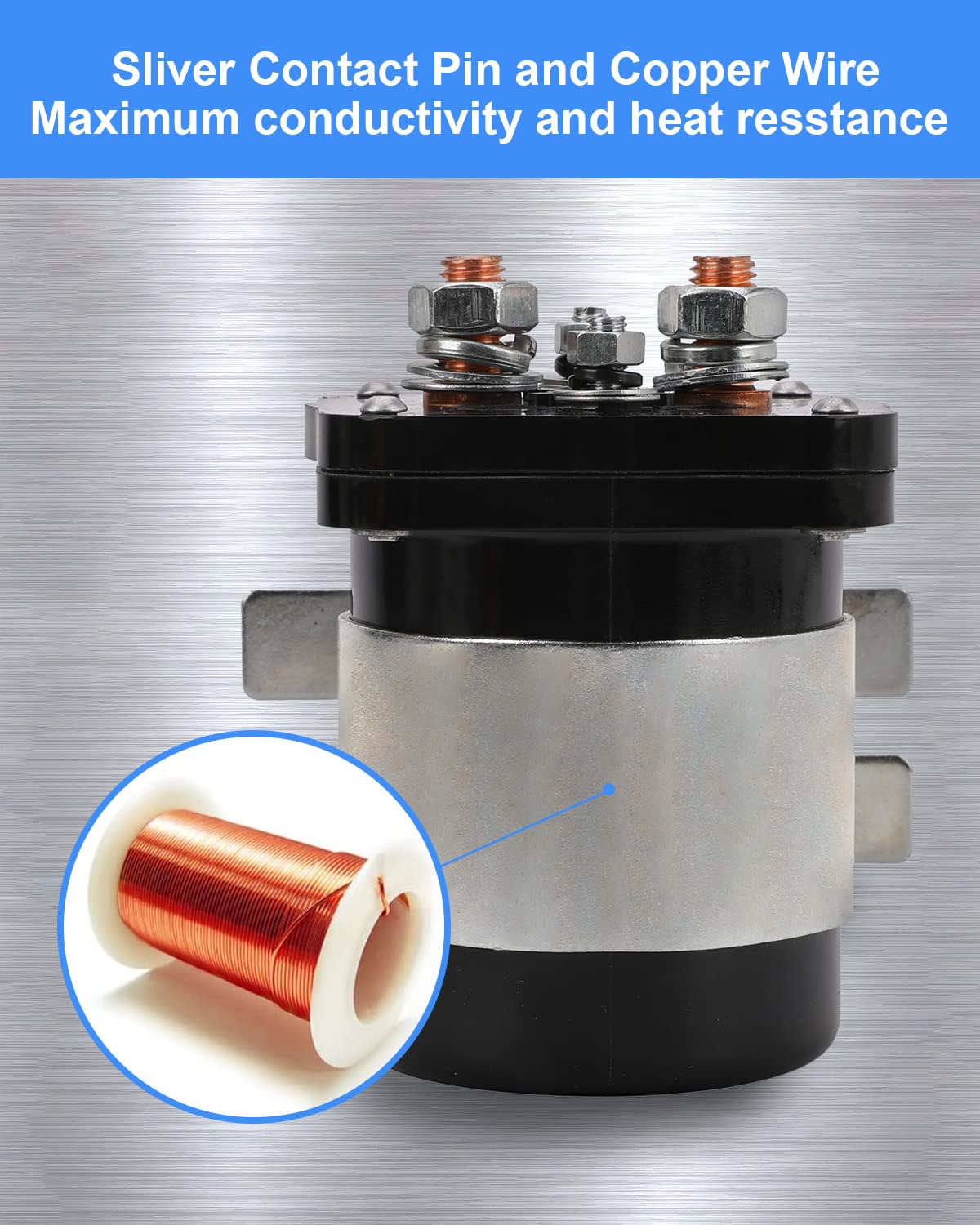 500 Amp Battery Isolator For Mobile Audio Relay Continuous Battery Isolator, 12V Battery Disconnect Relay 500A Relay And Isolator