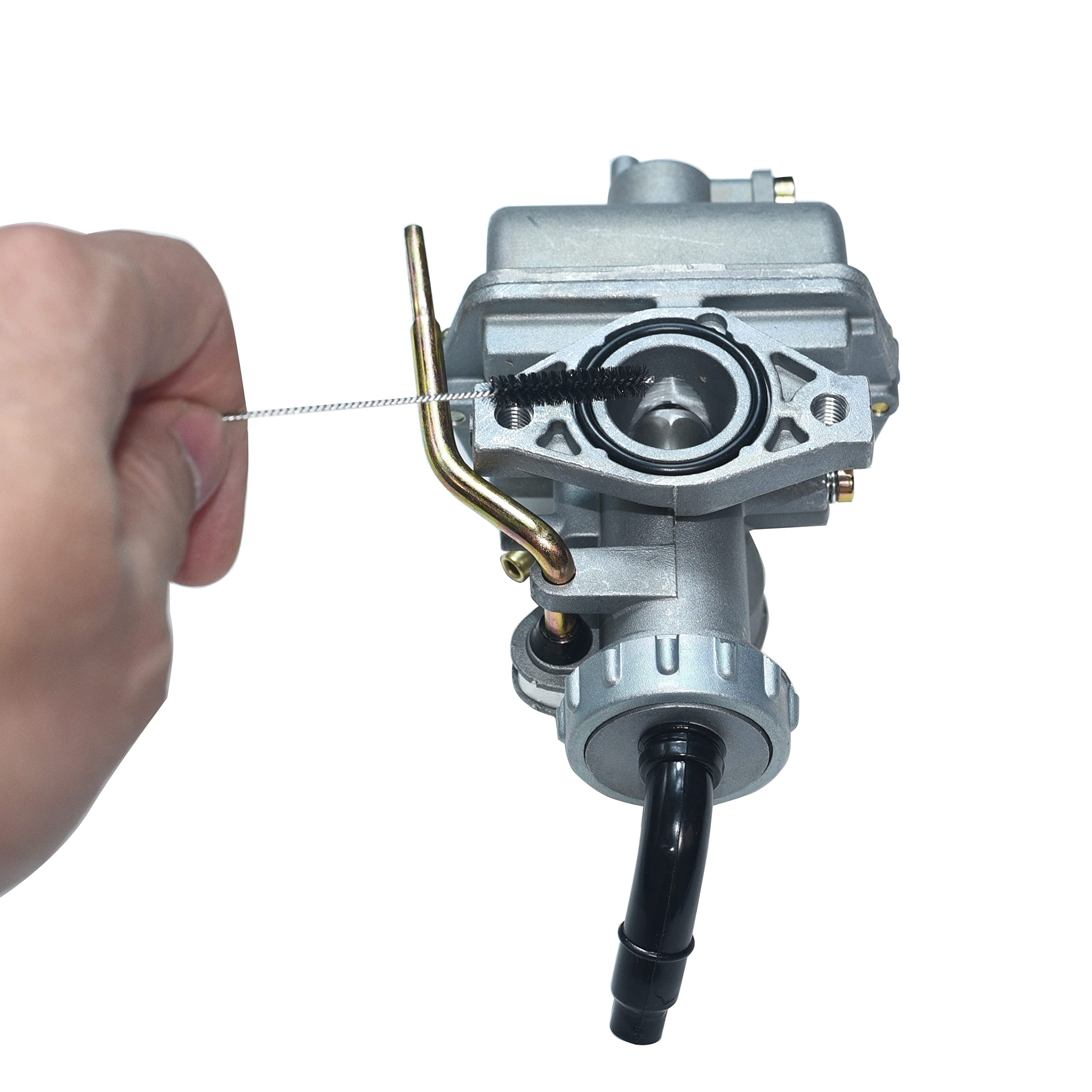 Carburetor Carbon Dirt Jet Remove Cleaner, 10 Cleaning Needles + 5 Nylon Brushes Tool Kit For Motorcycle Atv Moped Welder Carb Chainsaw Spray Guns Torch Tips