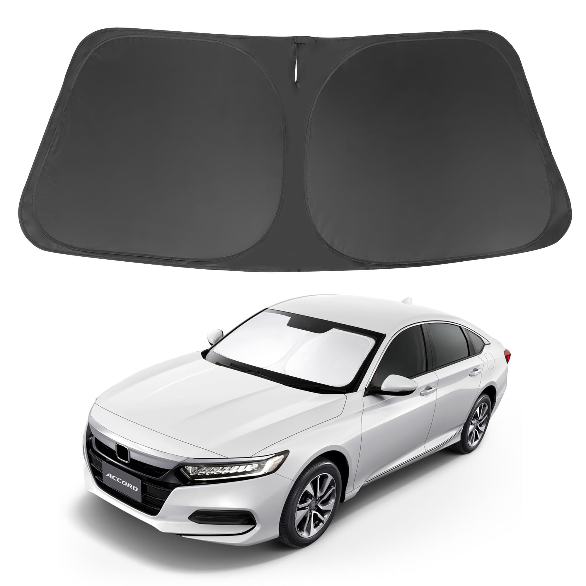 Windshield Sun Shade Foldable Reflective Sunshade Fit For 2018-2022 Honda Accord Sedan Accessories Sun Visor Heat Protection Kee