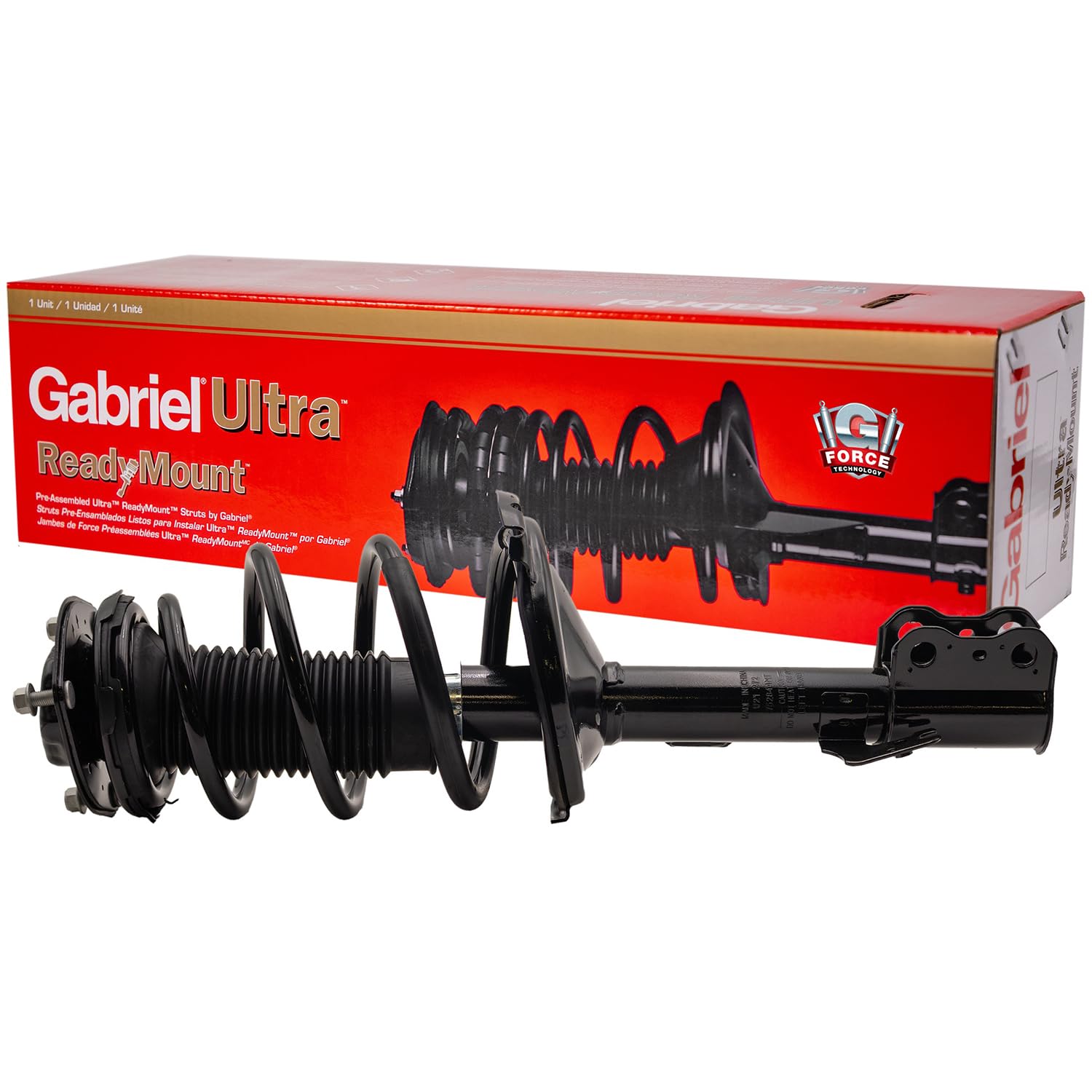 Gabriel G57150 Ultra Readymount Front Left Complete Strut Assembly For 04-06 Lexus Rx330 Awd, 07-09 Lexus Rx350 Fwd (1 Pack)