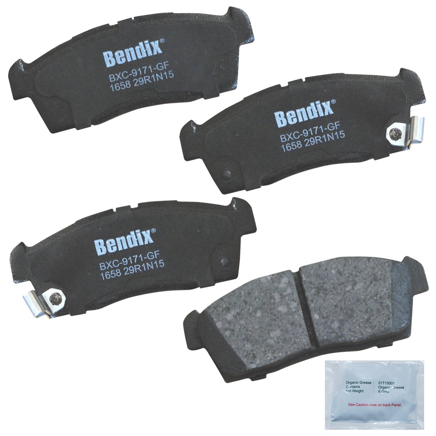 Bendix Priority1 Cfc1658 Ceramic Front Brake Pads For Mitsubishi I-Miev 2012, I-Miev 2014, I-Miev 2016, Suzuki Ignis 2020-2018