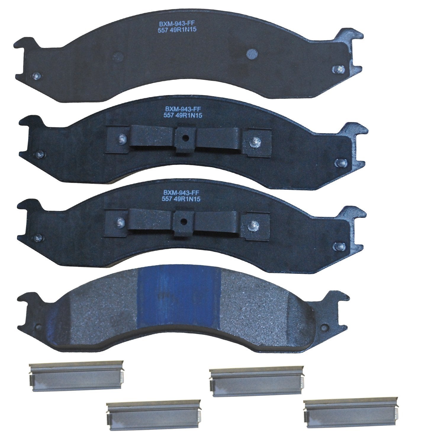 Bendix Premium Sbm557 Semi-Metallic Front Brake Pads For Ford E-250 Econoline 1994-1992, E-350 Econoline 1994-1992, E-350 Econol