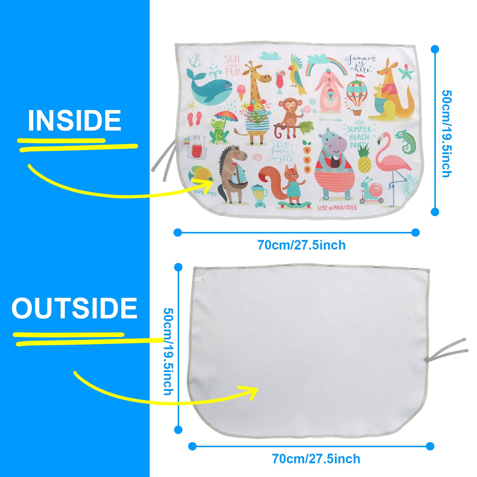 LoyaGour Car Window Shades for Side Windows Baby and Kids,Car Back Window Sun Shade Covers,Strong Magnetic Sunshades Curtains fo