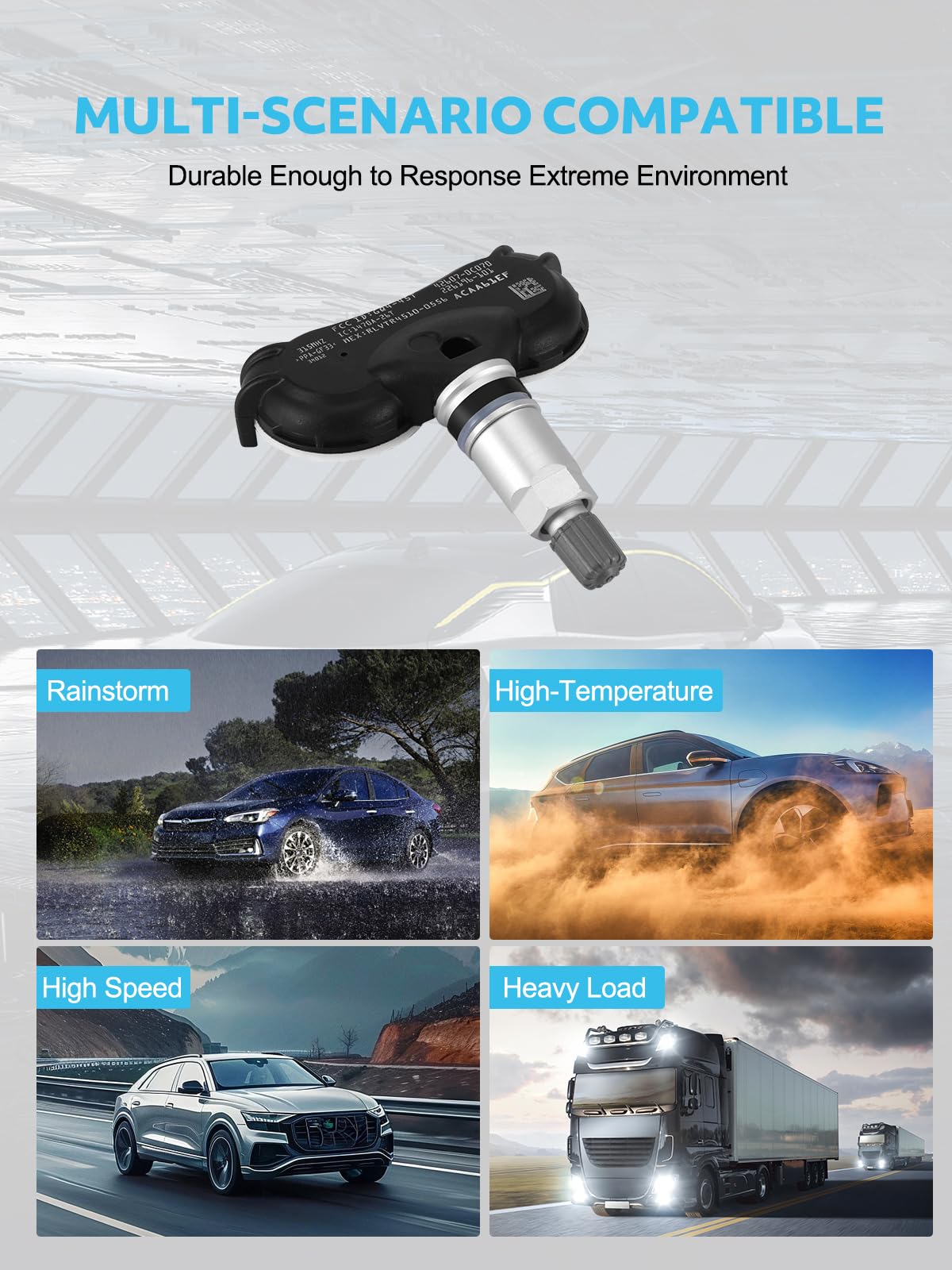 TAUTOY 426070C070 Tire Pressure System TPMS Sensor for Toyota Sienna 2007-2020, Sequoia 2008-2017, Tundra 2007-2017,Yaris 2013-2