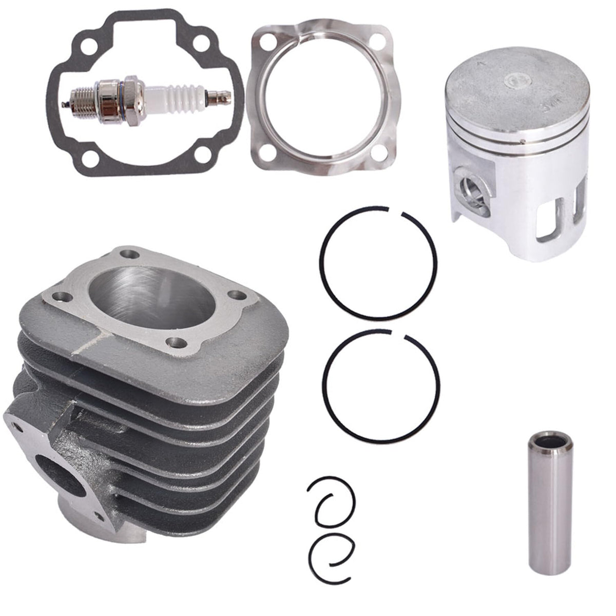 Silscvtt 90Cc Cylinder Piston Ring Gasket Top End Kit Replacement For Polaris 90 Sportsman 2001 2002 2003 2004 2005 2006