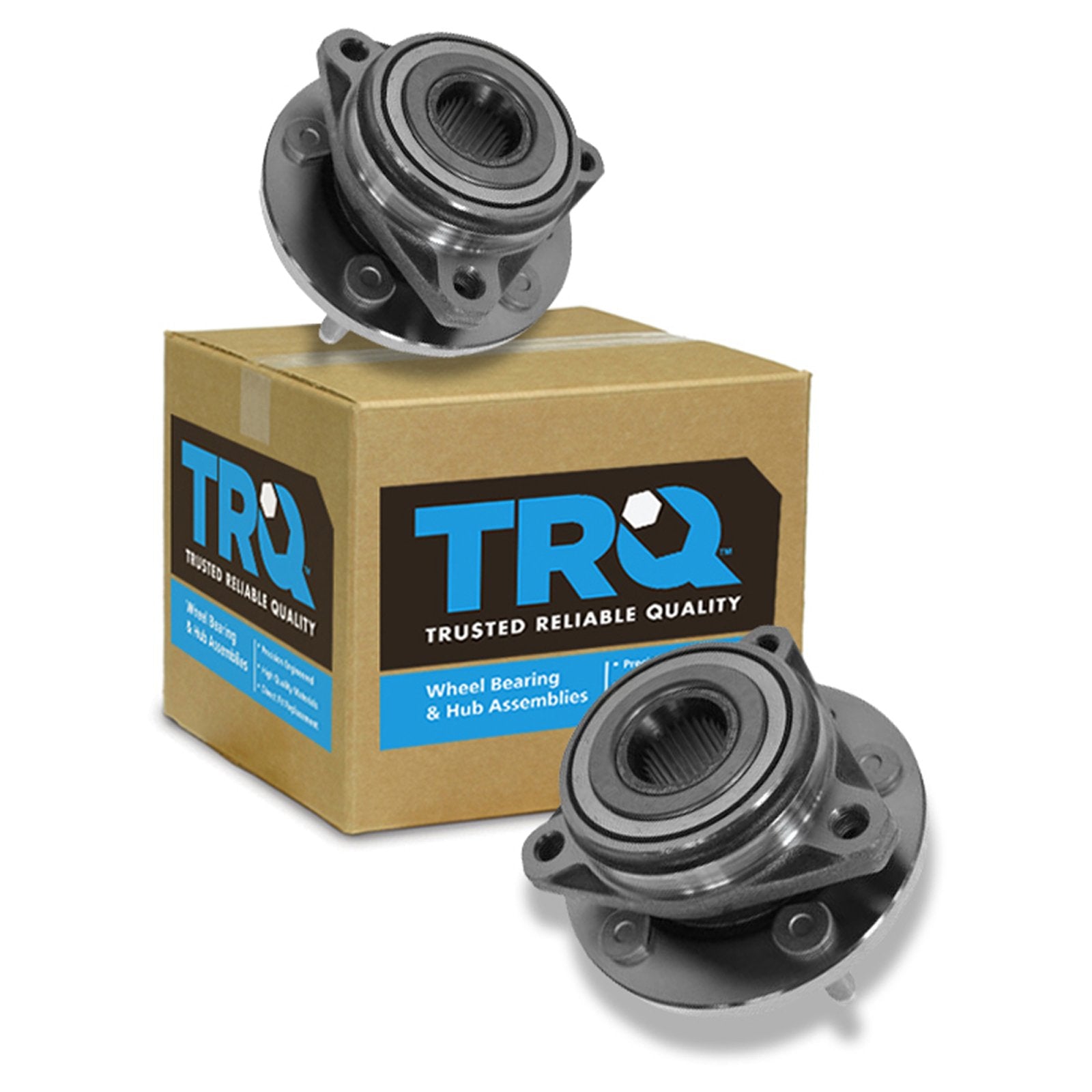Trq Front Wheel Hub Bearings Assembly Set Compatible With 1998-2003 Ford Windstar
