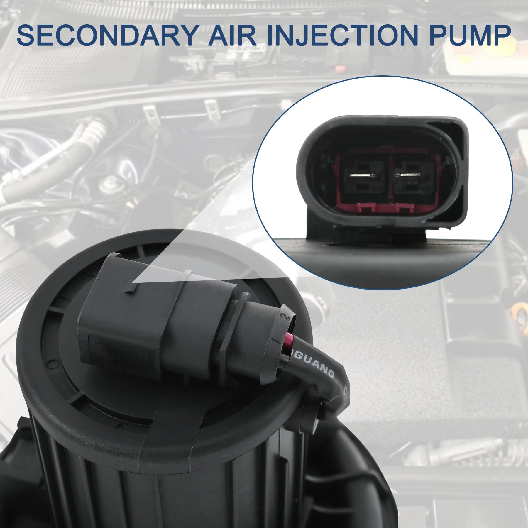New Secondary Air Pump Smog Air Pump 06A959253B Replacement For Audi A4 A6 A8 Q7 Vw Jetta