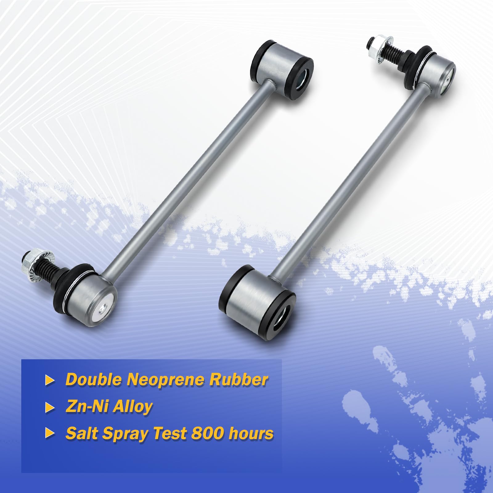 Zinc-Nickel Alloy Rear Stabilizer Sway Bar Links For 07-18 Jeep Wrangler/Jk,02-20 Cadillac Escalade,00-20 Gmc Yukon/Xl, 03-09 Hu