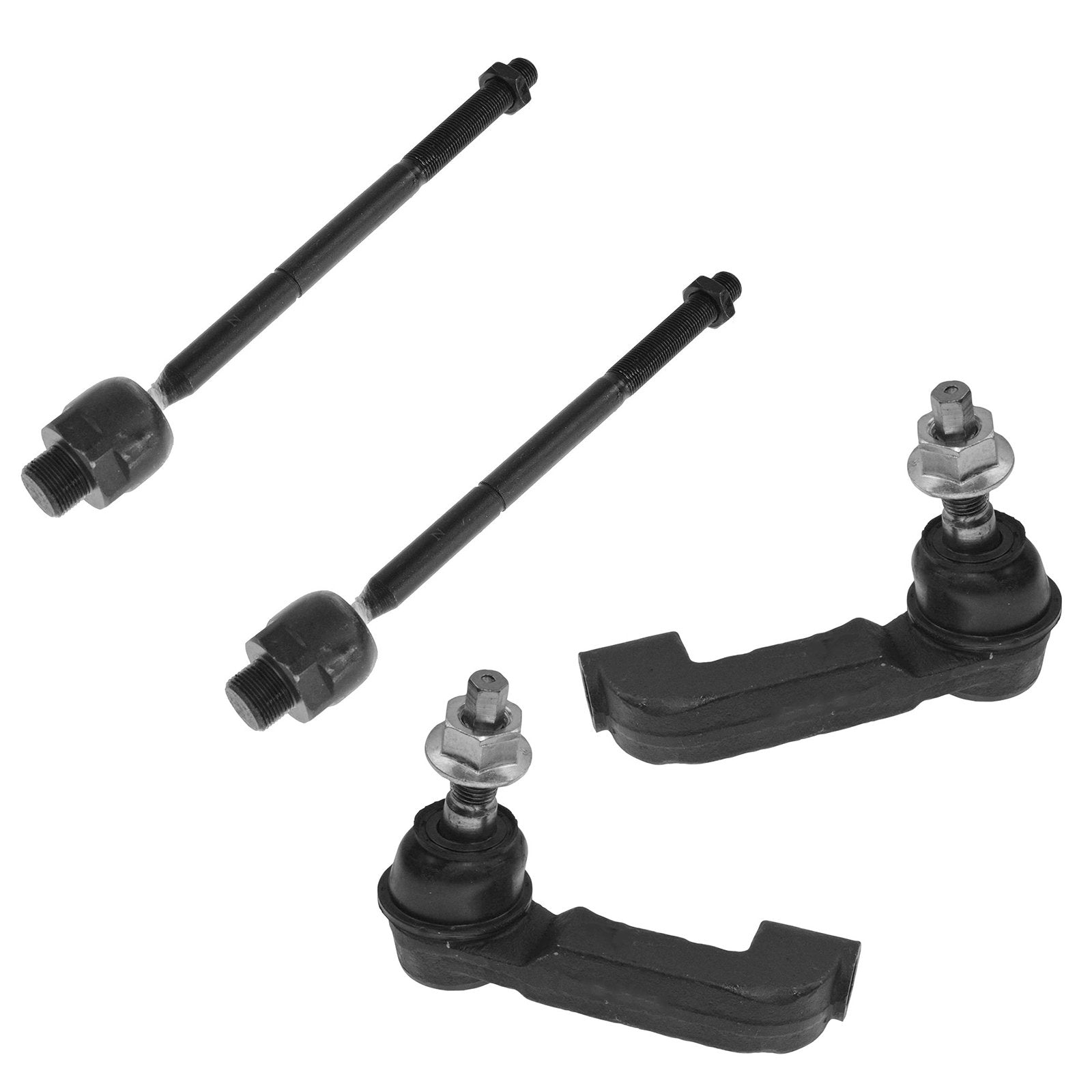Trq Front Tie Rod Set Compatible With 2002-2004 Jeep Liberty