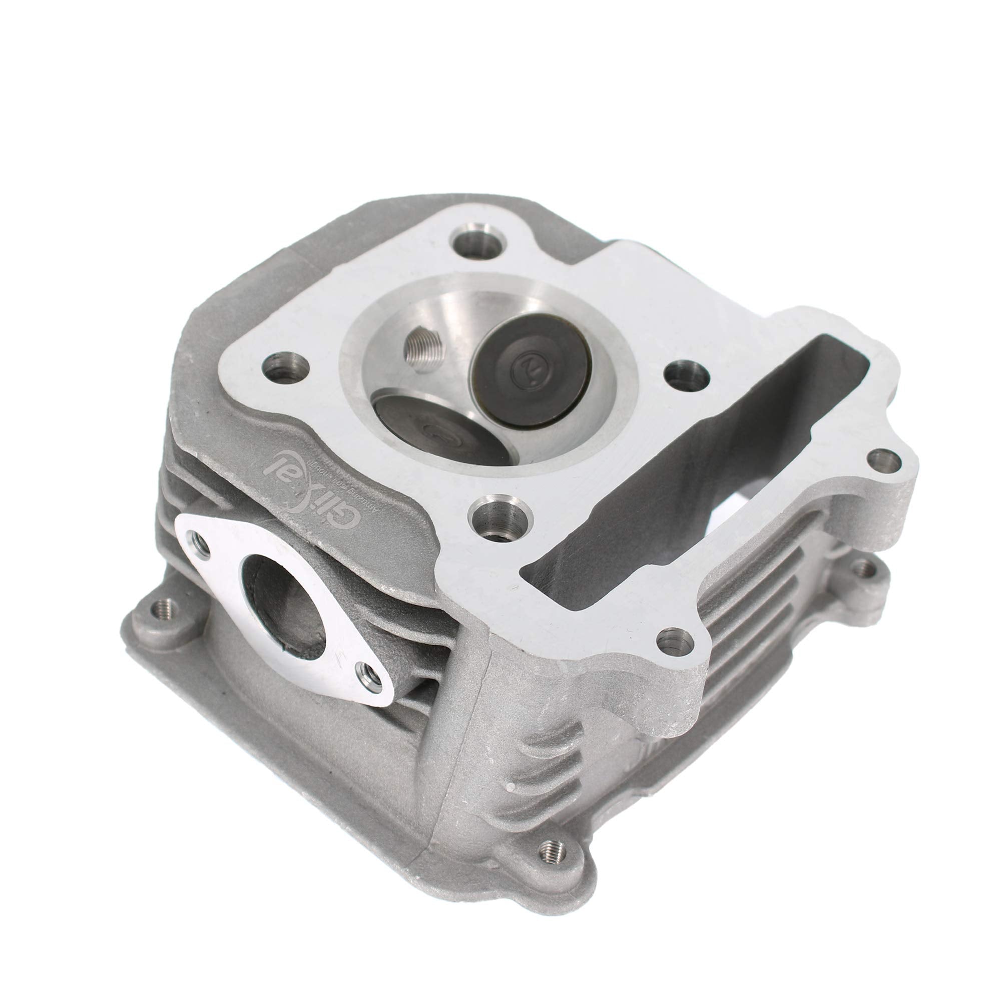 Glixal ATGT-018 Cylinder Head Assembly for 125cc-150cc GY6 Engines, Includes Valves - Non EGR Type for Scooters, Mopeds, ATVs, Go