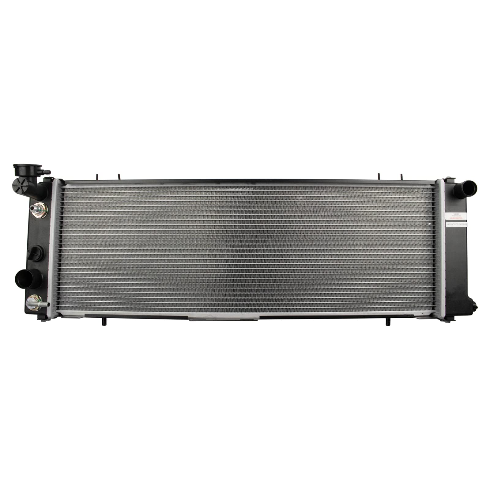 Trq Radiator Assembly Aluminum Core Compatible With 91-01 Jeep Cherokee 91-92 Comanche Ch3010186 Cu1193