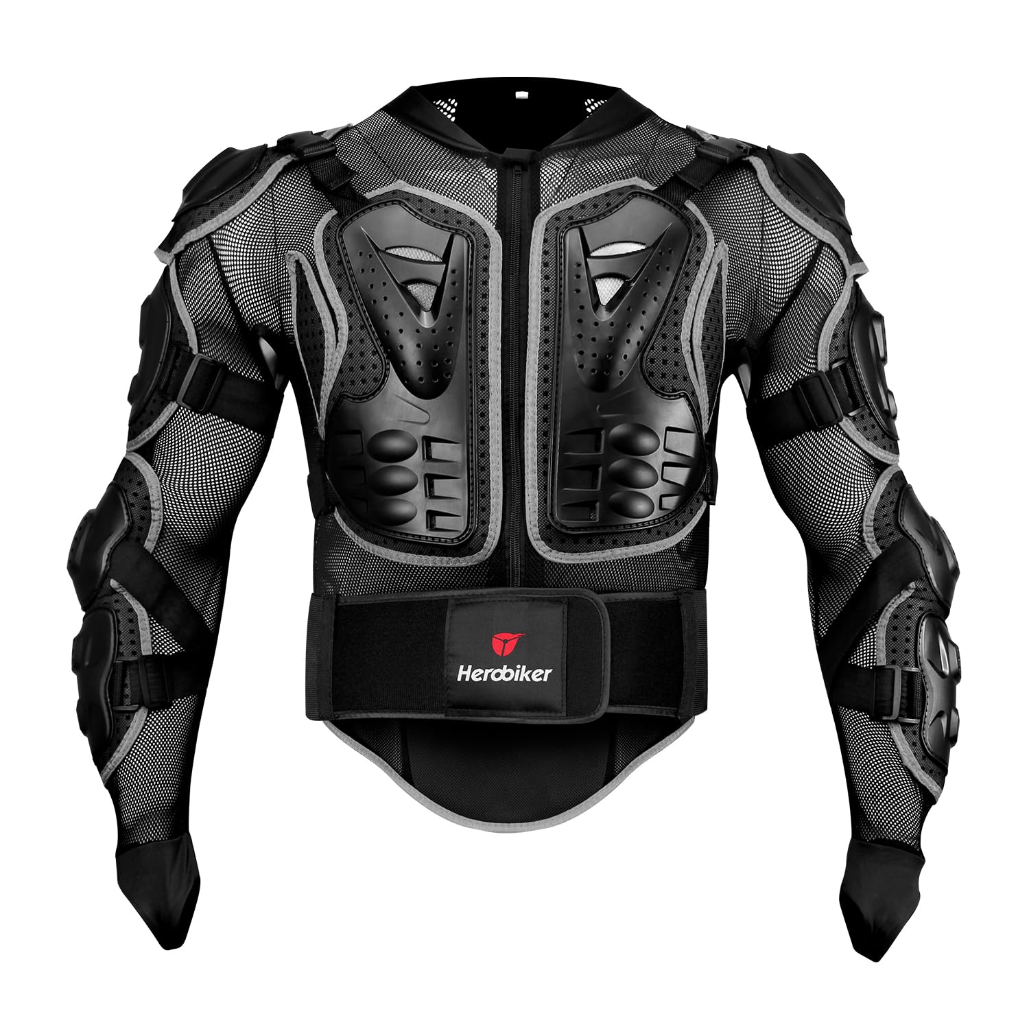 Herobiker Motorcycle Full Body Armor Jacket Spine Chest Protection Gear Motocross Motos Protector Motorcycle Jacket 2 Styles