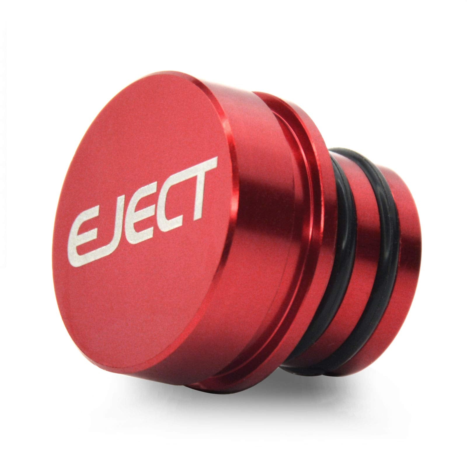 Billet Aluminum Cigarette Lighter Plug Cover, Fits All Vehicles With Standard 12 Volt Power Source (Eject)