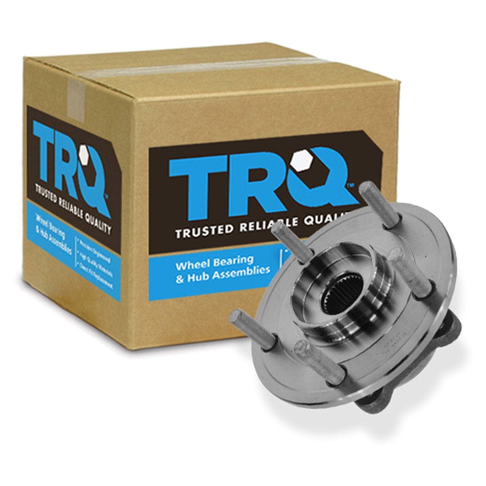 Trq Front Left Right Wheel Hub Bearing Assembly Driver Passenger Side Compatible With 2009-2020 Dodge Journey