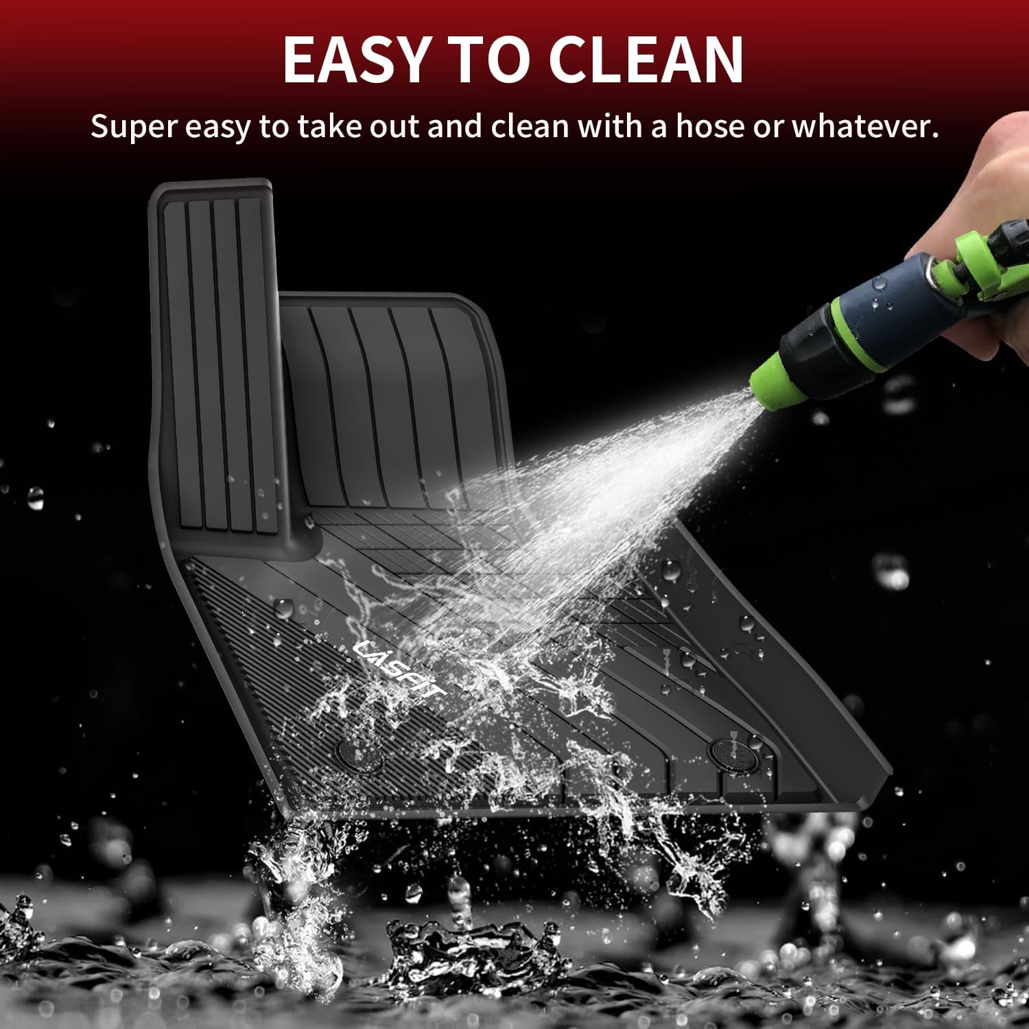 Lasfit Floor Mats Fit For 2020-2025 2026 Bmw X6 G06 M M50I M60I Sdrive40I Xdrive40I, Custom Fit Tpe All Weather Waterproof Floor