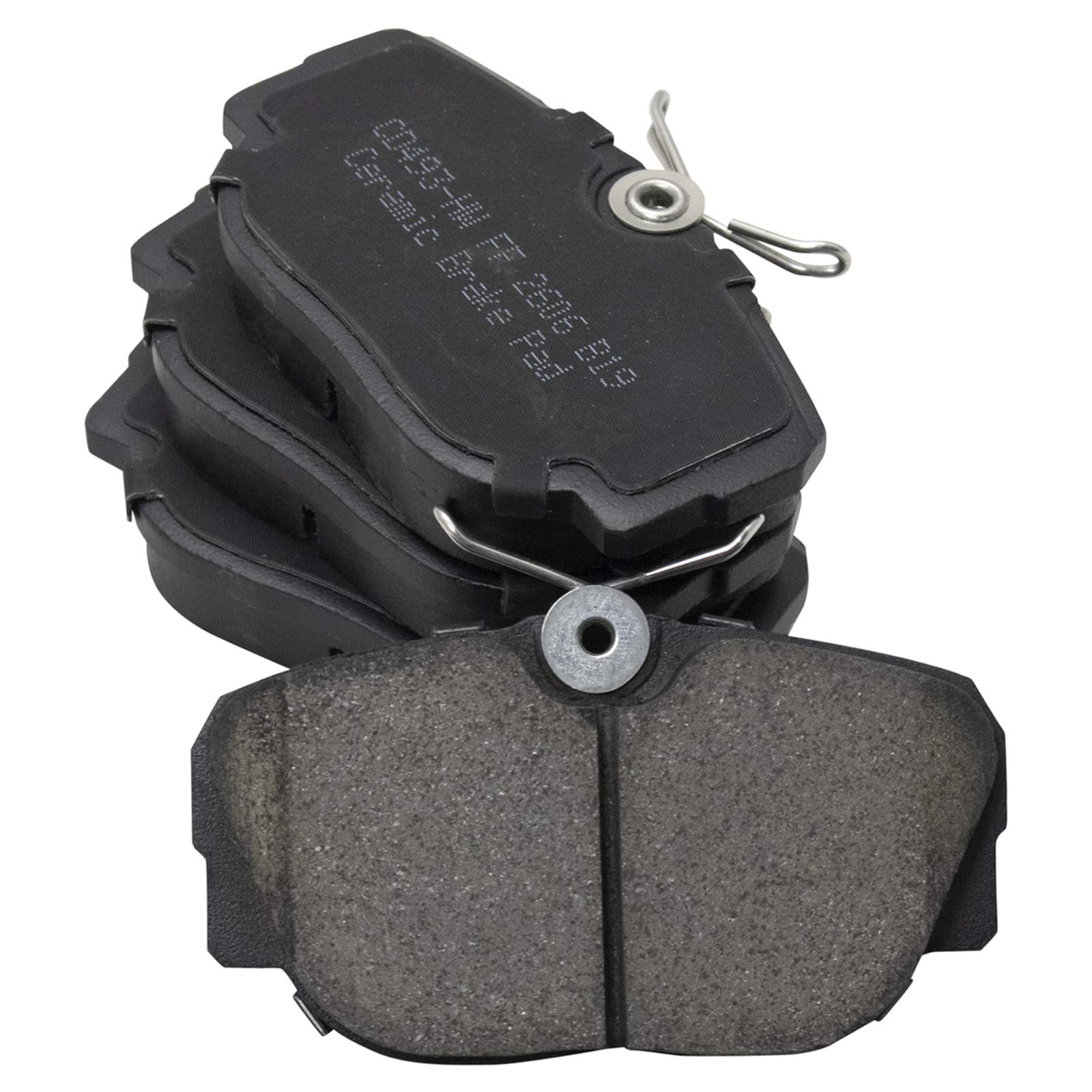 Trq Rear Brake Pad & Rotor Kit Brake Pads Brake Rotor Ceramic Compatible With 1999-2004 Land Rover Discovery 1995-2002 Range Rov
