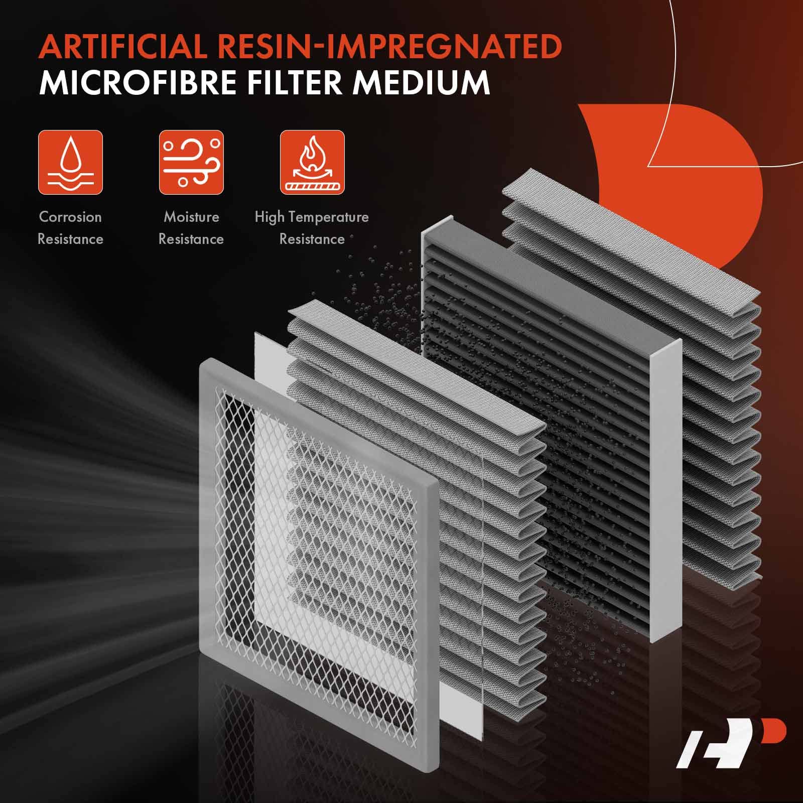 A-Premium Engine Air Filter Compatible with Toyota Prius 2004 2005 2006 2007 2008 2009 L4 1.5L, Rigid Panel Air Filter, Replace#