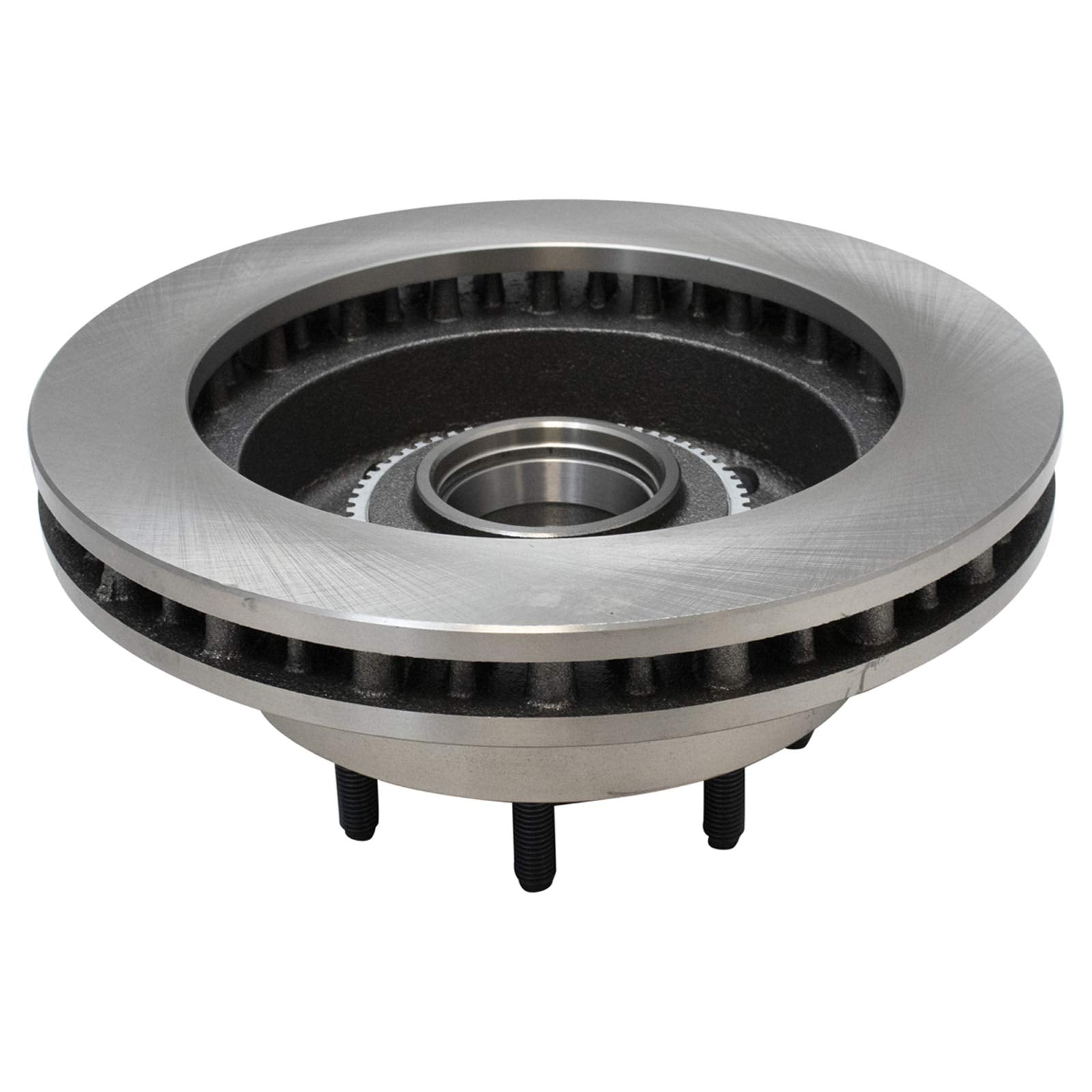 Trq Front Brake Rotors Set Vented Compatible With 2000-2002 Ford Excursion 1999-2002 F-250 Super Duty F-350 Super Duty