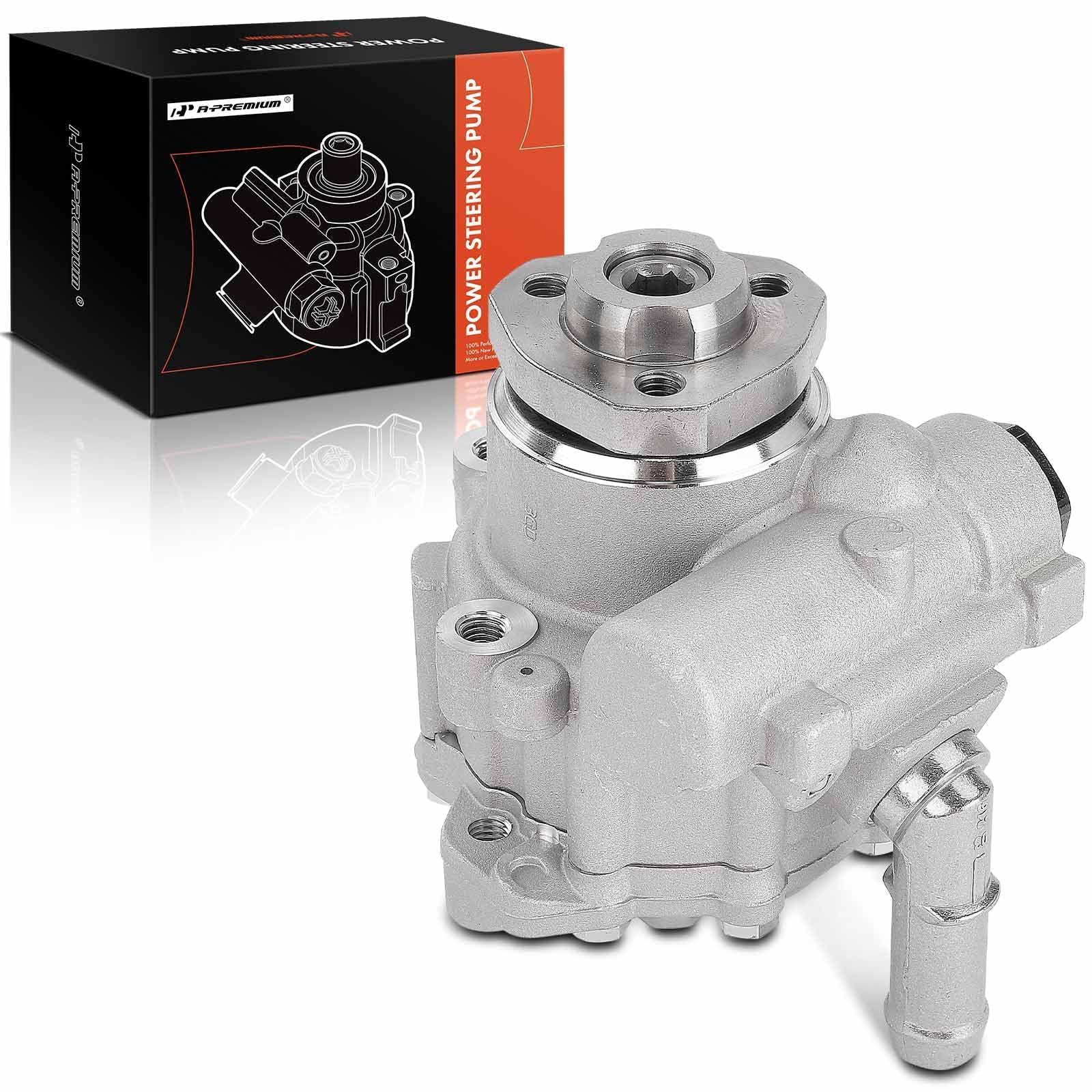 A-Premium Power Steering Pump Compatible with Volkswagen Jetta 1999-2005, Golf 1999-2006, Beetle 1998-2006, 1.9L Diesel, Replace # 1J0422154H, 1J0422154E