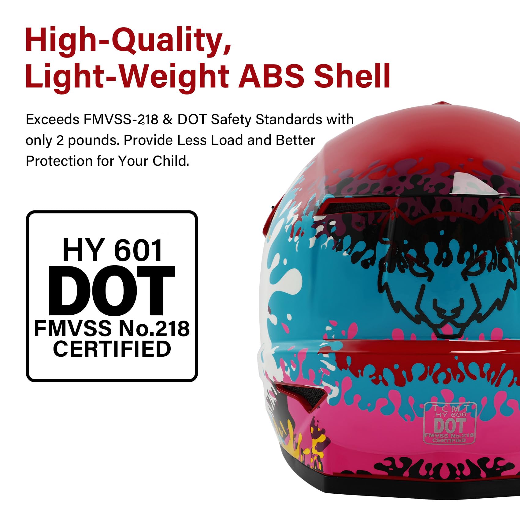 Xfmt Dot Youth Kids Motocross Offroad Street Dirt Bike Helmet Motorcycle Atv Full Face Helmet With Goggles Gloves, Spray Graffit