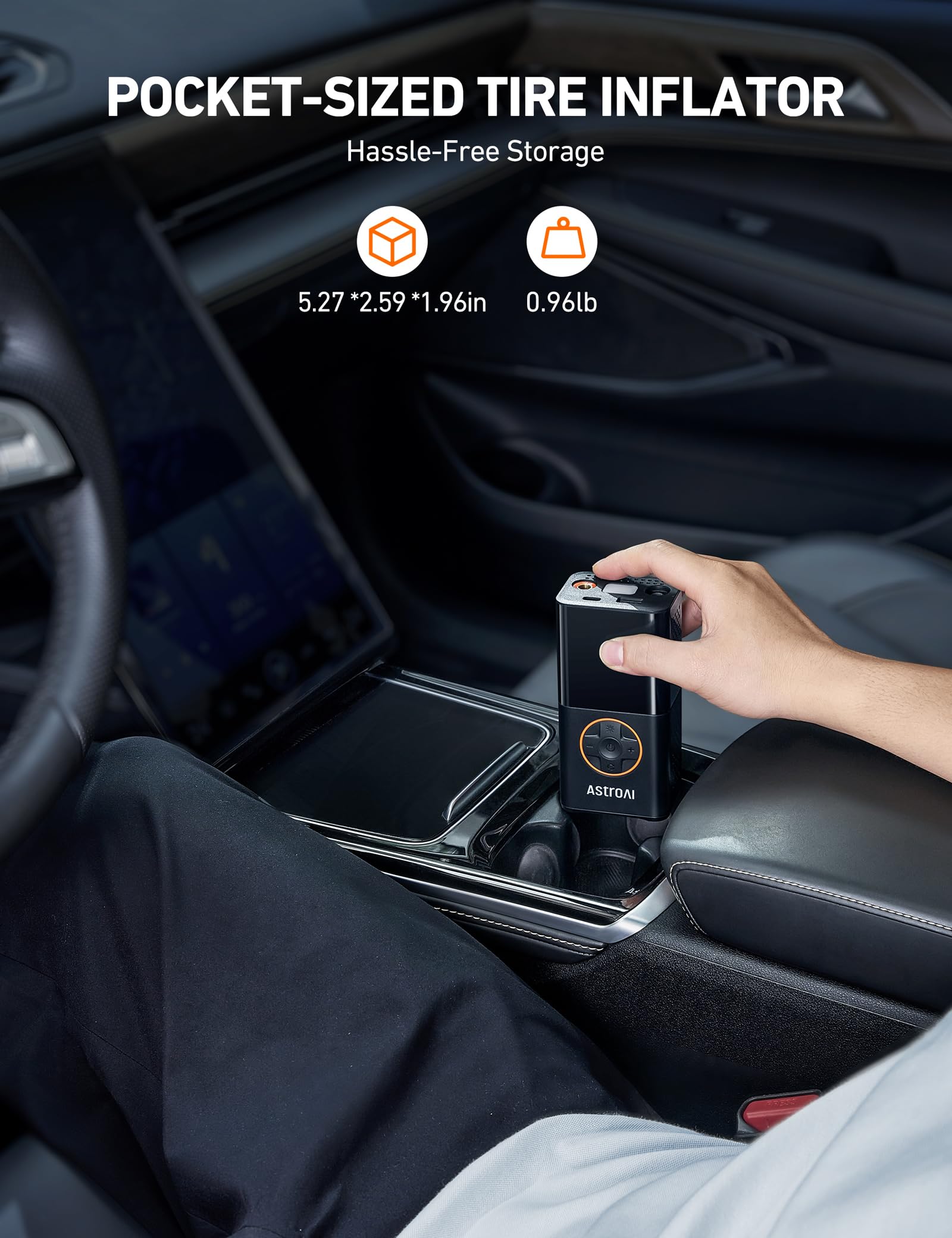 AstroAI L7 Tire Inflator Portable Air Compressor Cordless-2pack Bike Pump with Digital Dual Values Display, 150 PSI Car Tires Pu