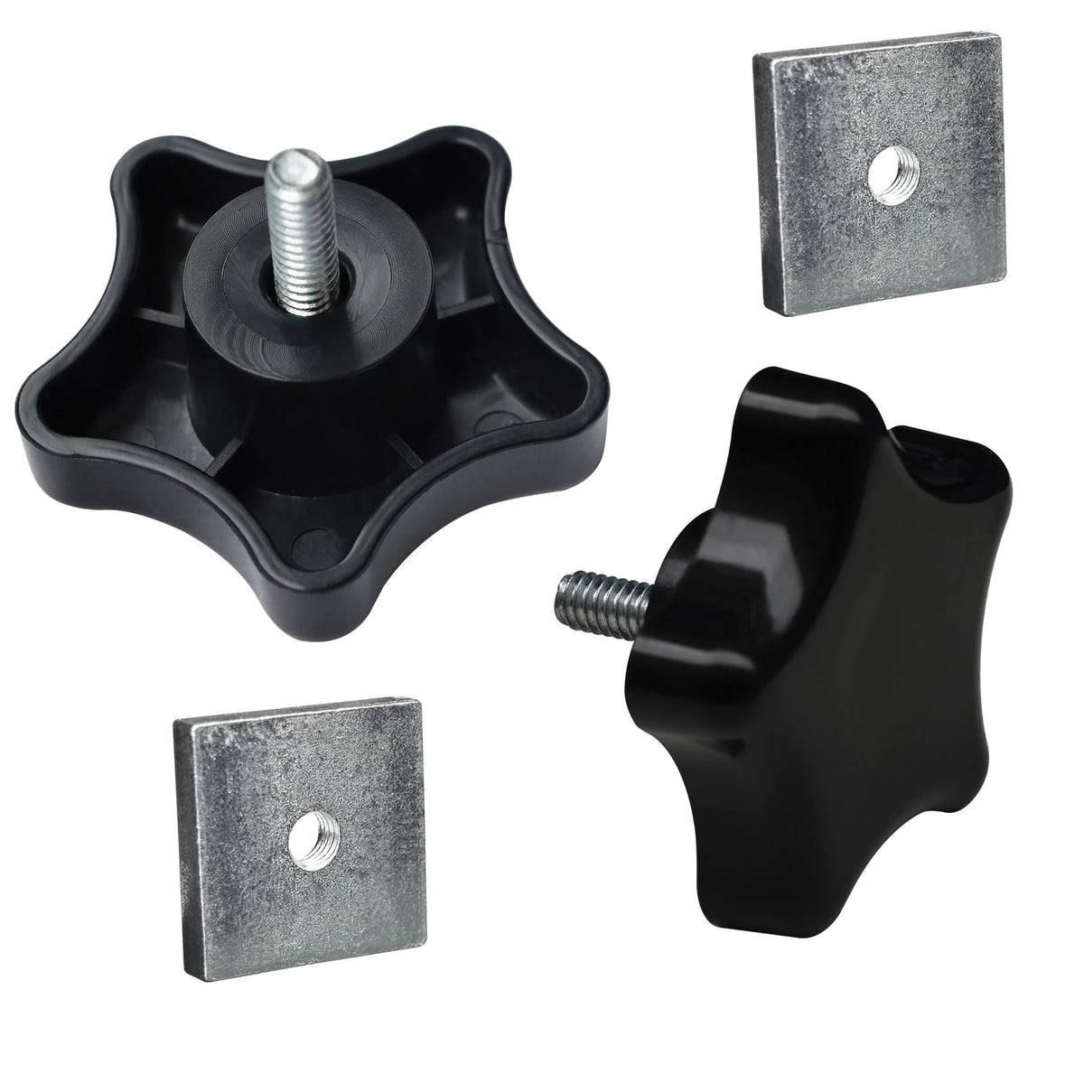 ?? ?????? 901022 Camper RV Awning Brace Knob, Awning Rafter Locking Knobs Replacement Parts with Clamp & Nut Kit, Fit for Carefr