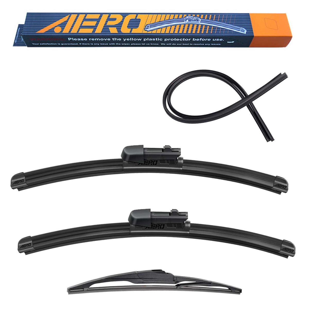 Aero Wipers Replacement For Honda Cr-V Crv 2024-2023, 24''+19'' Front + 10'' Rear, Premium All-Season Windshield Wiper Blades Wi