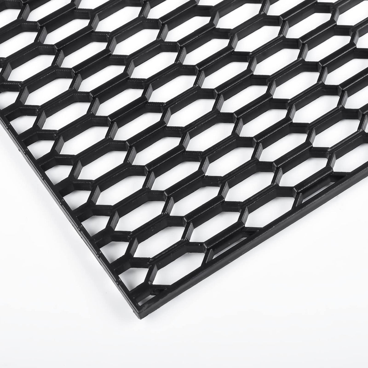 Aggauto 47''X16'' Abs Plastic Universal Car Grill Mesh, Automotive Grille Insert Bumper Honeycomb Hole 10X25Mm Hex Grids Black