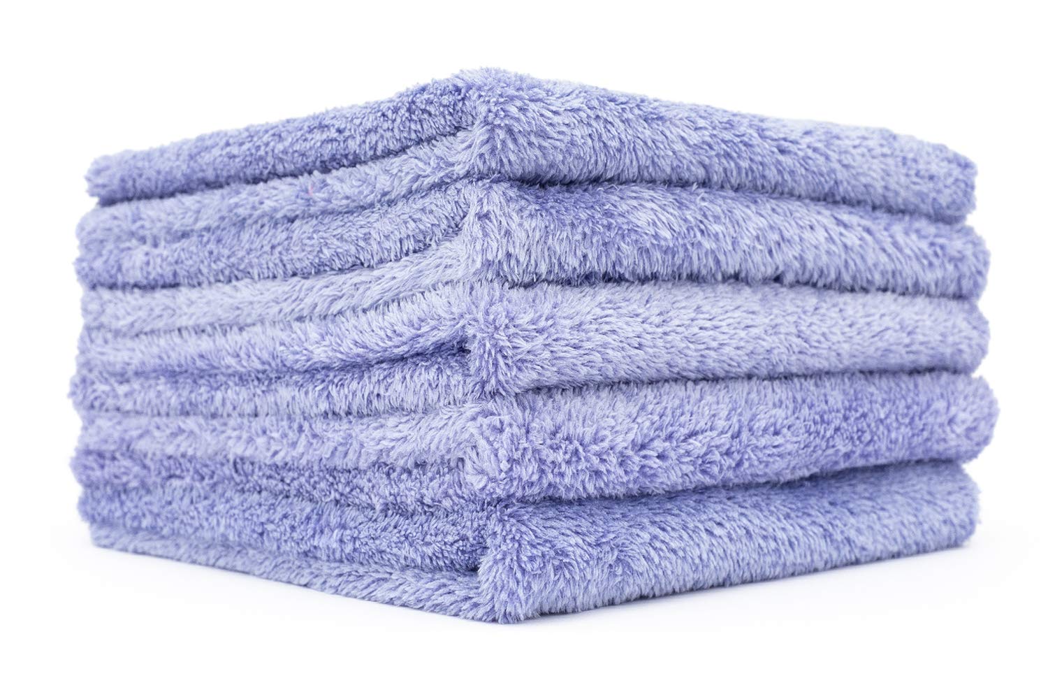 The Rag Company - Eagle Edgeless 350 (5-Pack) Professional Korean 70/30 Blend Super Plush Microfiber Detailing Towels, 350GSM, 1