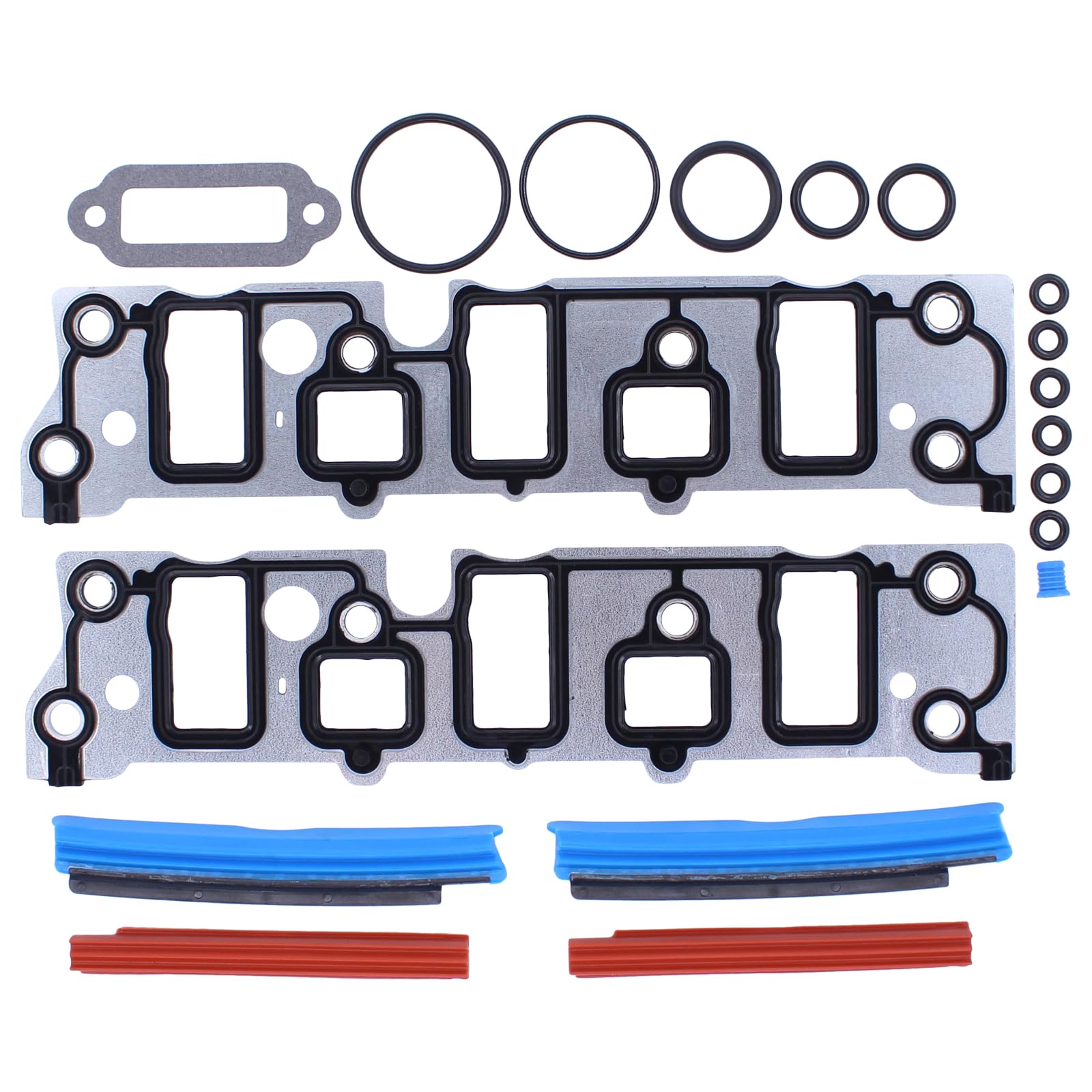 ApplianPar Engine Intake Manifold Gaskets Kit for Chevrolet Camaro Impala Oldsmobile 88 89 Buick Lacrosse Lesabre
