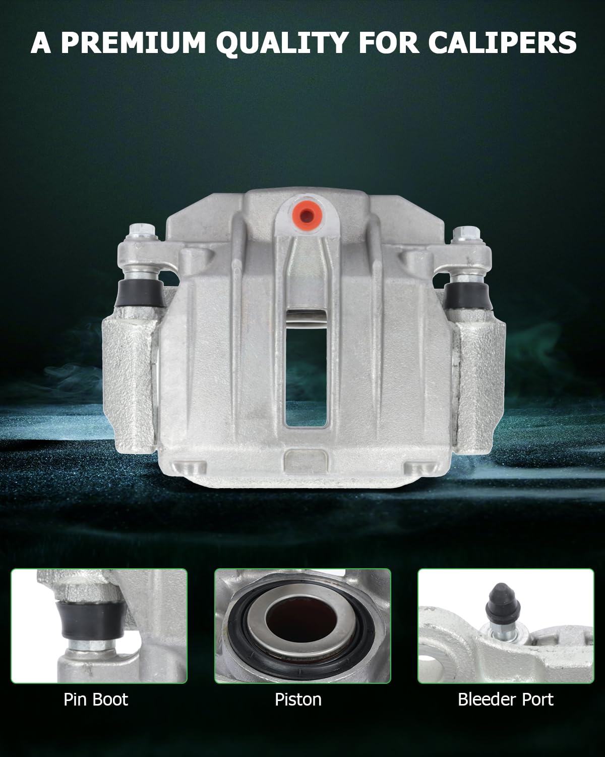 Scitoo Rear Right Brake Caliper With Bracket 18-B4727 Compatible For Cadillac 2000-2002 For Chevrolet 1999-2005 For Gmc 1999-200