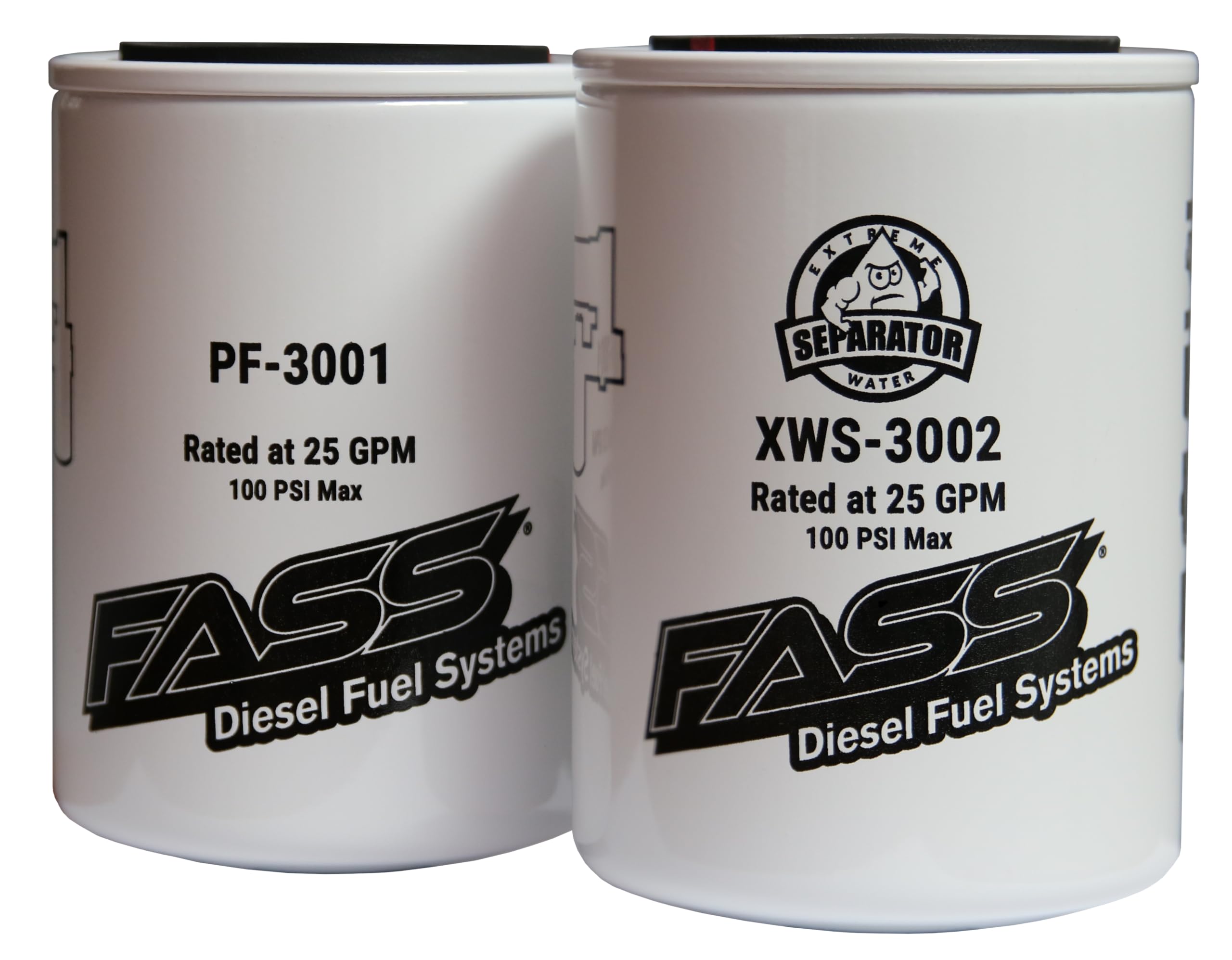 FASS FUEL SYSTEMS TITANIUM SERIES FUEL FILTER SYSTEM BUNDLE | XWS-3002/PF-3001