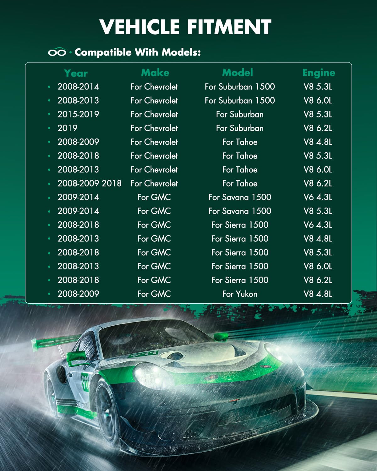 Scitoo Front Left+Right Brake Calipers With Bracket 18B4918A 18B4919A Compatible For Cadillac 2008-2019 For Chevrolet 2008-2019