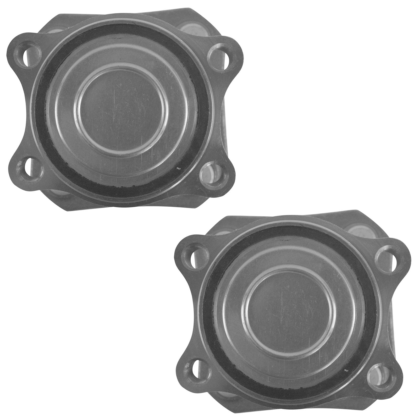 Trq Rear Wheel Hub Bearings Assembly Set Compatible With 2007-2012 Nissan Sentra