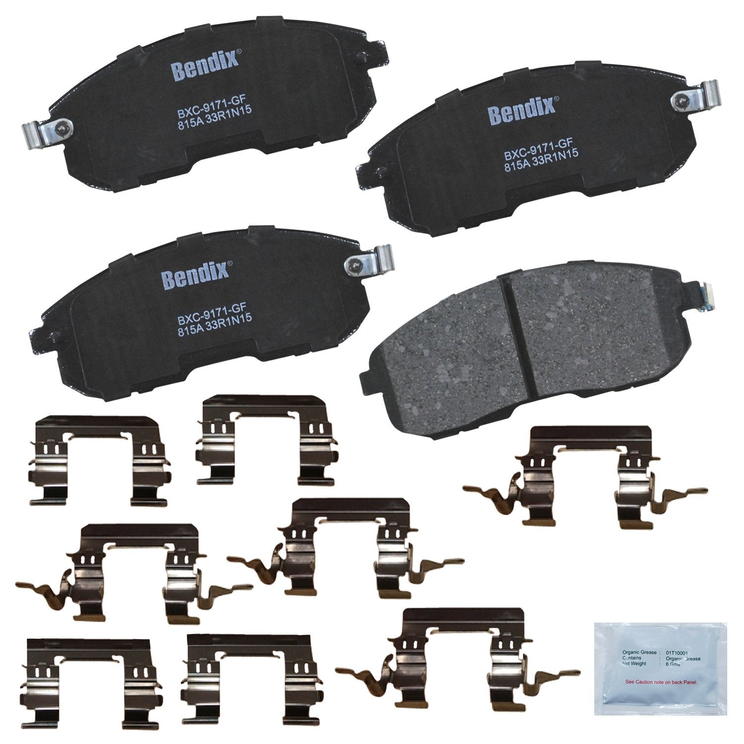 Bendix Priority1 Cfc815A Ceramic Front Brake Pads For Select Models Infiniti I35, Nissan Altima, Cube, Maxima, Sentra, Versa, Re