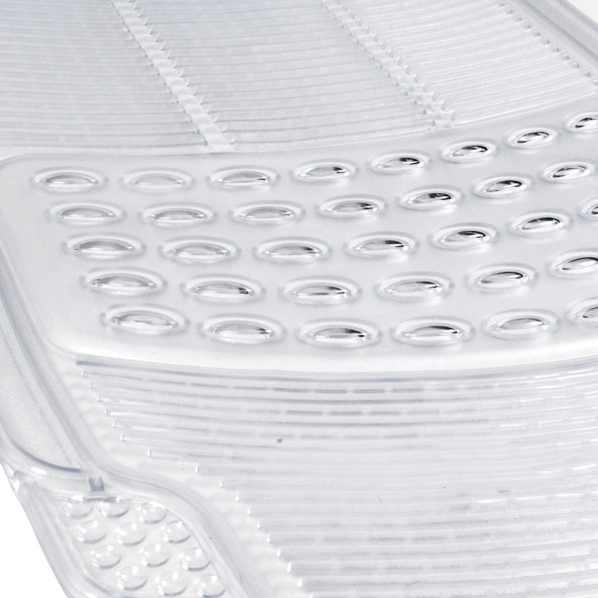 Bdk Heavy Duty 4Pc Front & Rear Rubber Floor Mats For Car Suv Van & Truck - All Weather Protection Universal Fit, Clear