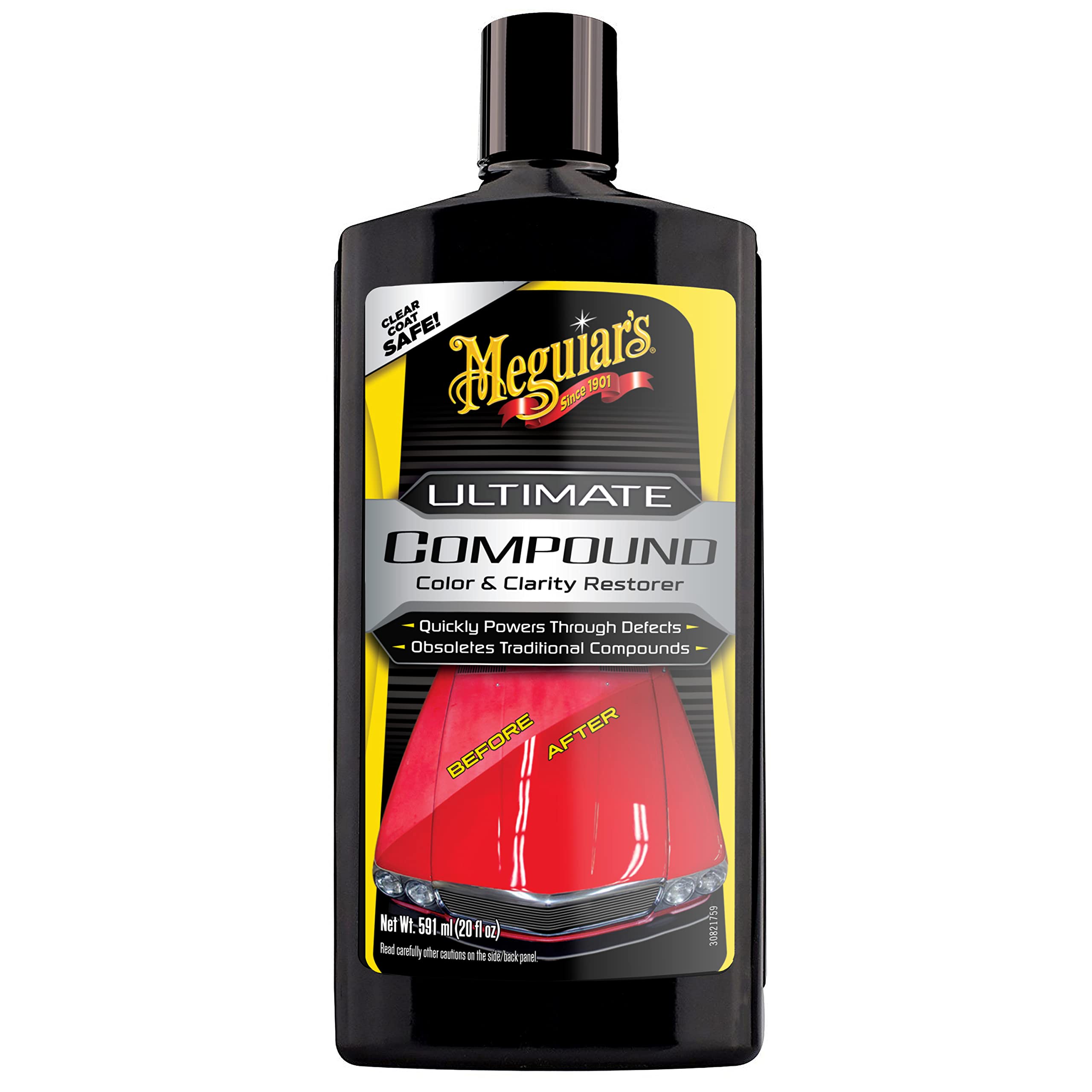 Meguiar's Ultimate Compound, 20 Oz - Remove Scratches, Swirl Marks and Oxidation While you Restore Color and Clarity for a Showr