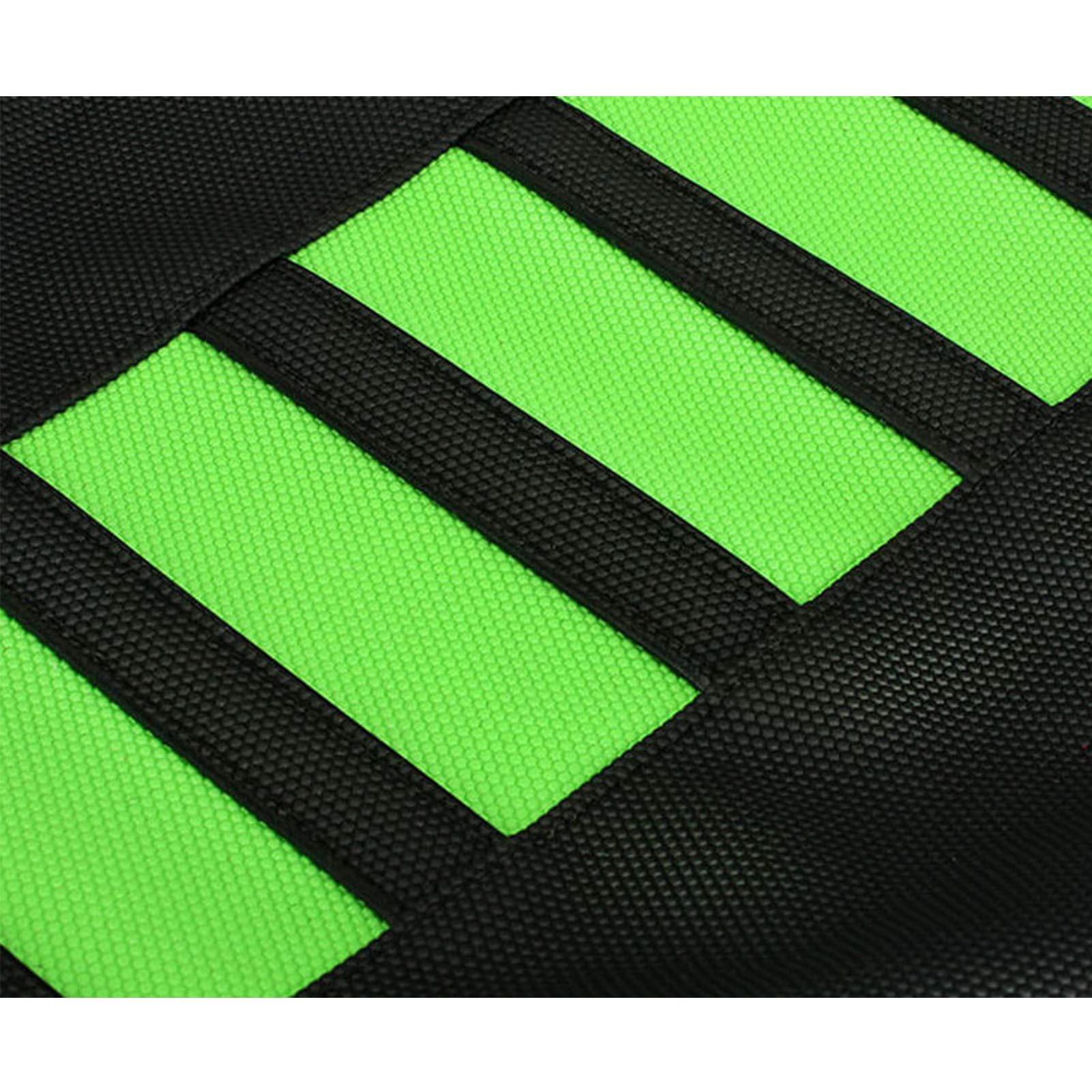 E-Riding Dirt Bike Seat Cover Universal Gripper Rubber Motorcycle Kx65 Kx85 Kx450F Kx250 Soft Pit Dirt Bikes (Green)