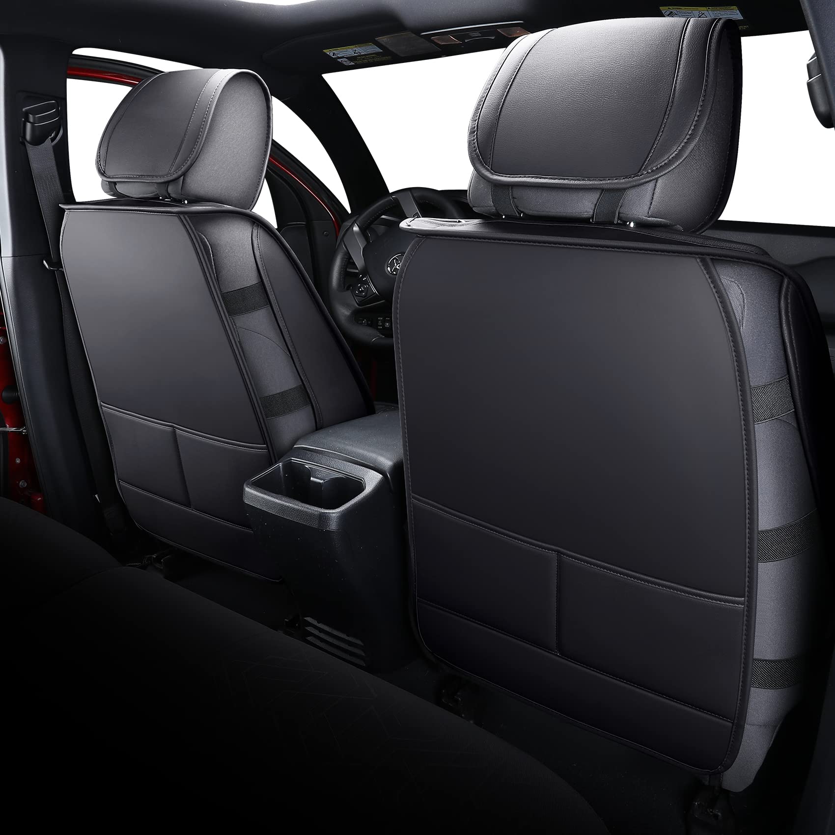 Tomatoman Car Seat Covers Compatible with Toyota Tacoma Truck 2005-2024 2025 Access Crew Double Cab TRD Sport Offroad Limited SR