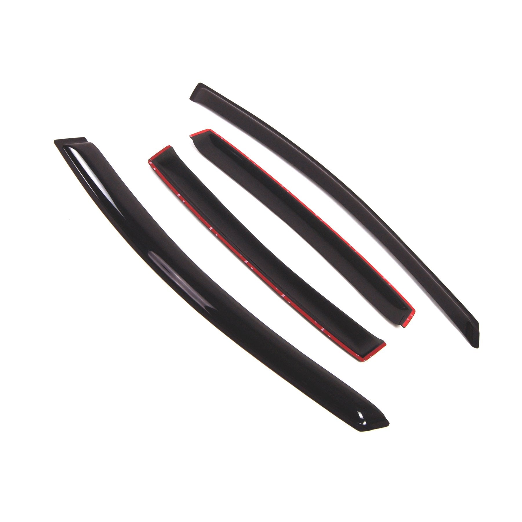 Tuningpros Wd2-370 Dark Smoke 4 Pcs Set Window Visor (Outside Mount) Deflector Rain Guard Compatible With 2008-2009 Pontiac G8