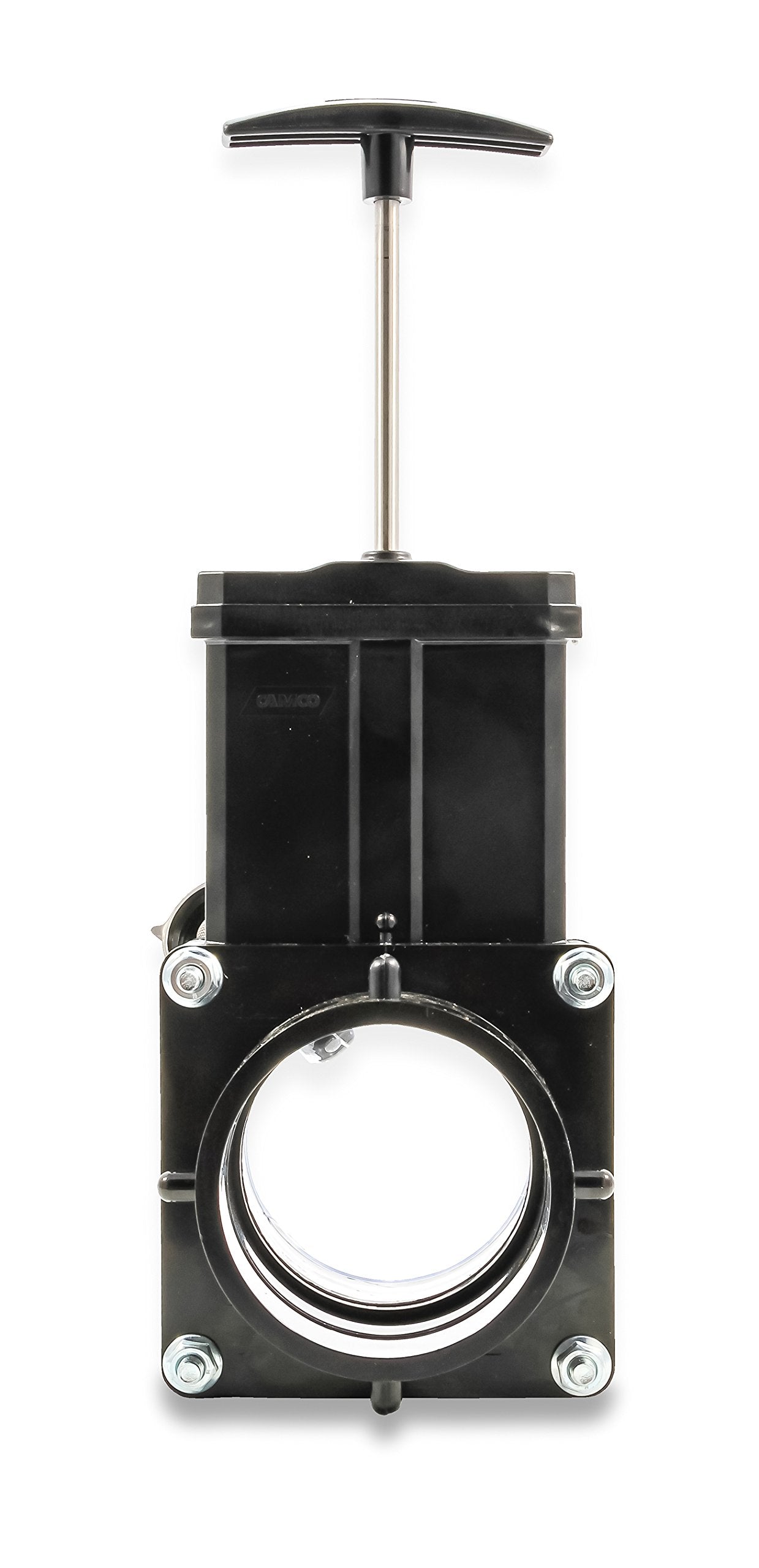 Camco Dual Flush Pro Camper/RV Holding Tank Rinser - Features 3-Inch Gate Valve & Reverse Flush Valve - Empties & Flushes RV Bla