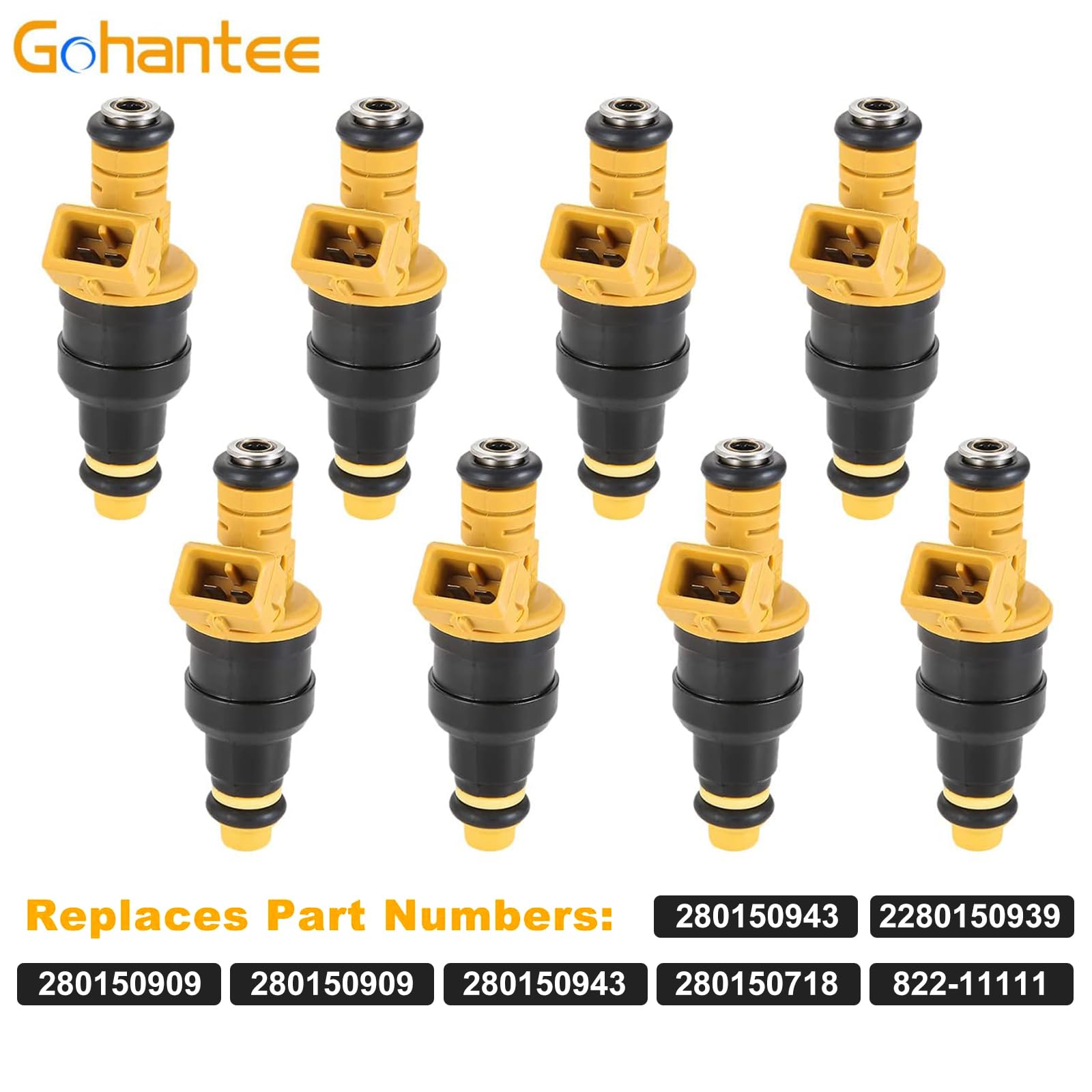 0280150718 Fuel Injector Replacement for Ford Compatible with F150 F250 F350 E150 E250 Mustang Expedition Lincoln Mercury 4.6L 5