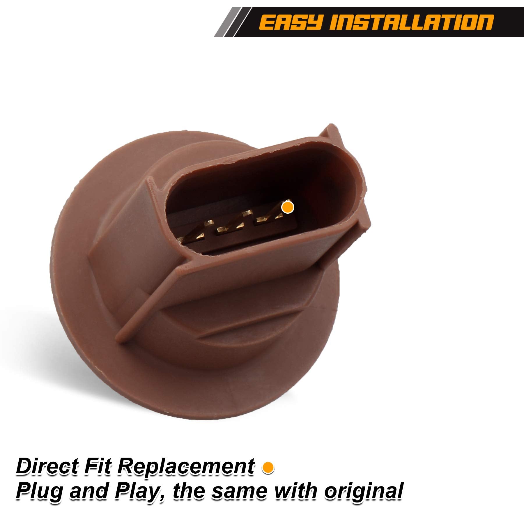 Ndrush Turn Signal Socket Parking Signals Light Sockets Bulbs Holder Connector Compatible With Ford Focus Fusion F150 F250 F350