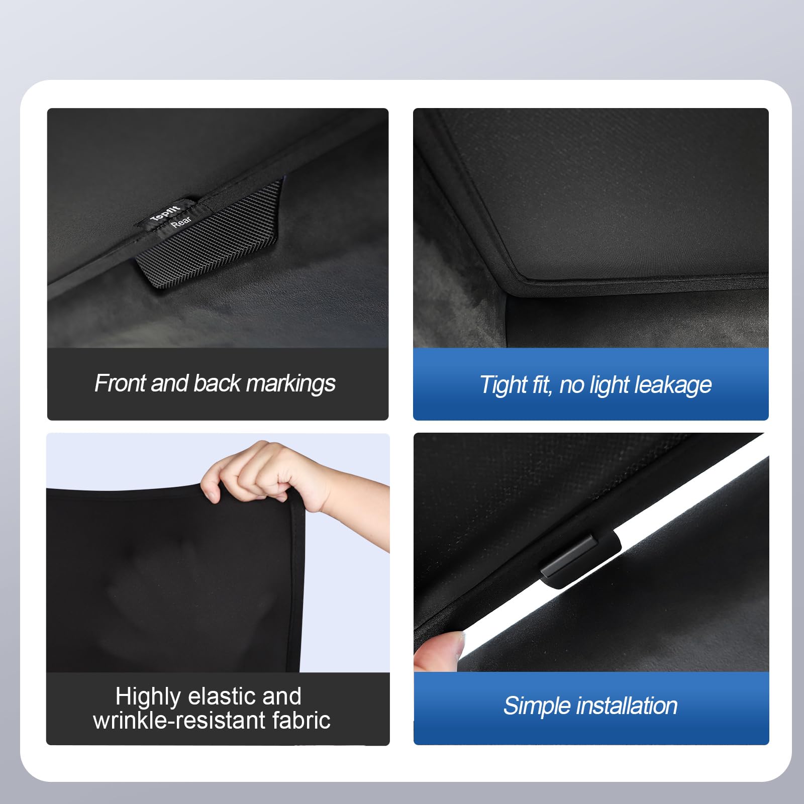 2025 Upgraded Cybertruck Roof Sunshade Heat-Insulating, Uv-Protective, Nano-Reflective Interior Accessories For Tesla Cybertruck