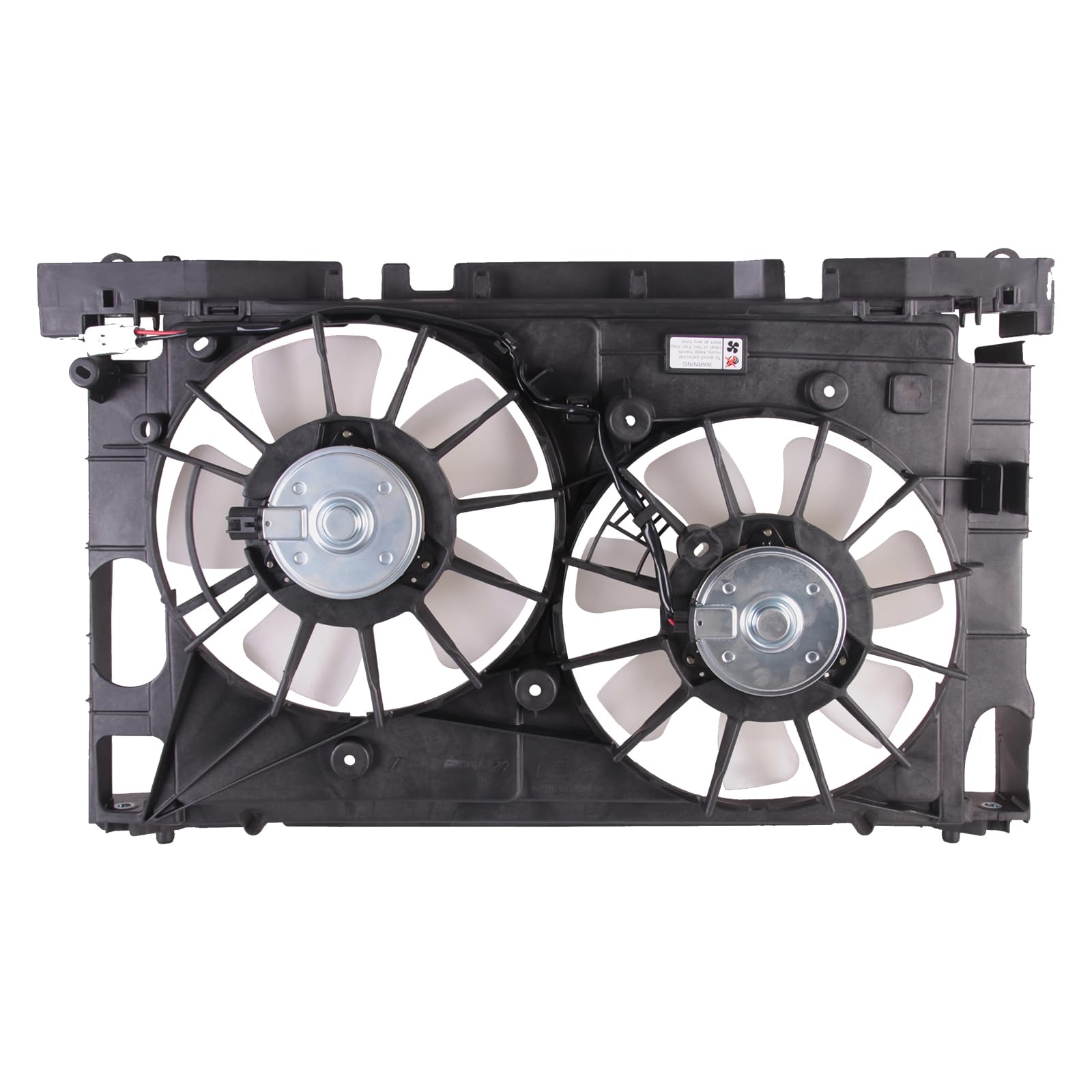 TYG Upgraded Cooling Fan Assembly for 2010-2015 Toyota Prius 1.8L L4 Hatchback/ 2012-2018 Prius V 1.8L L4 Wagon | OE Replacement