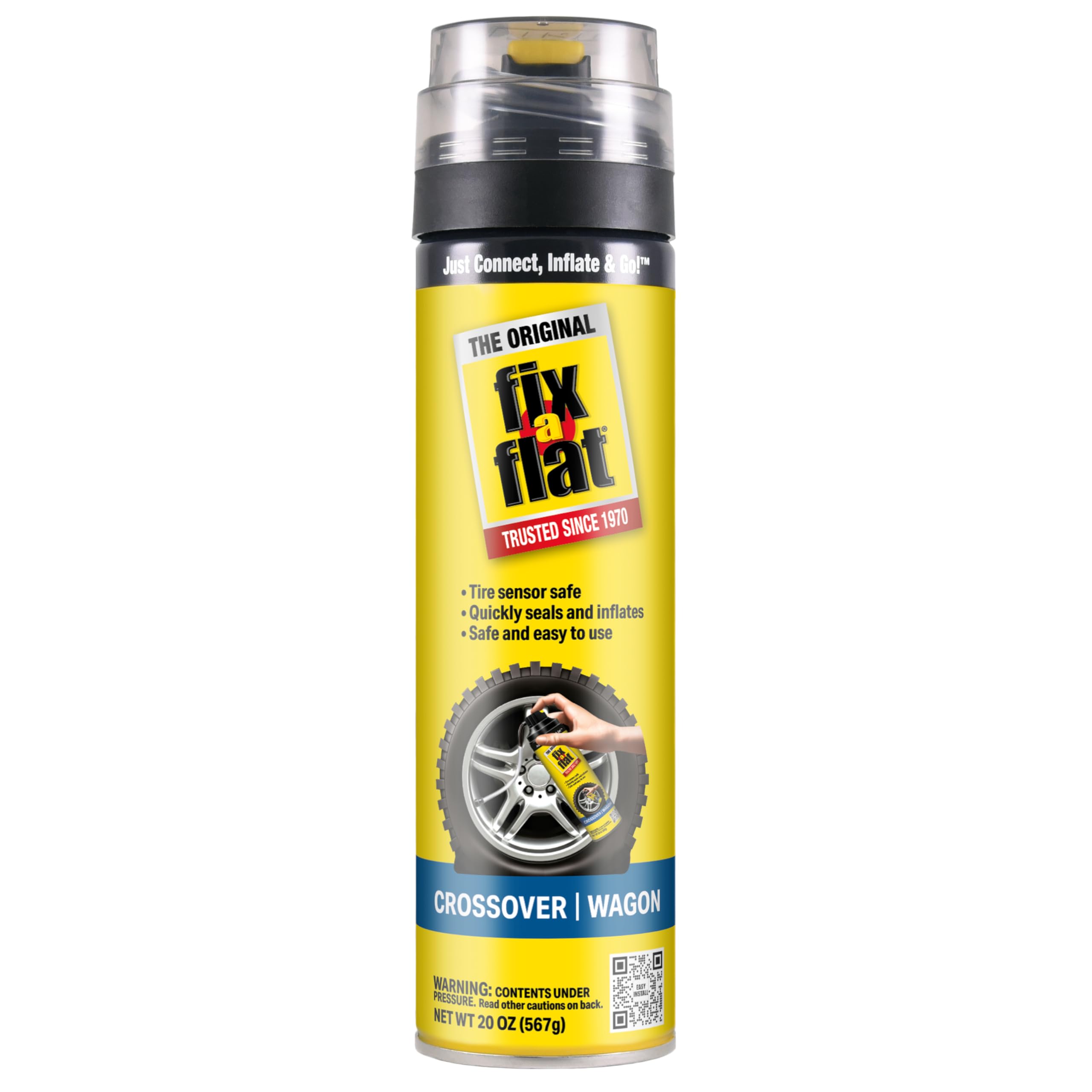Fix-A-Flat Tire Sealant And Car/Suv Tire Inflator 20Oz