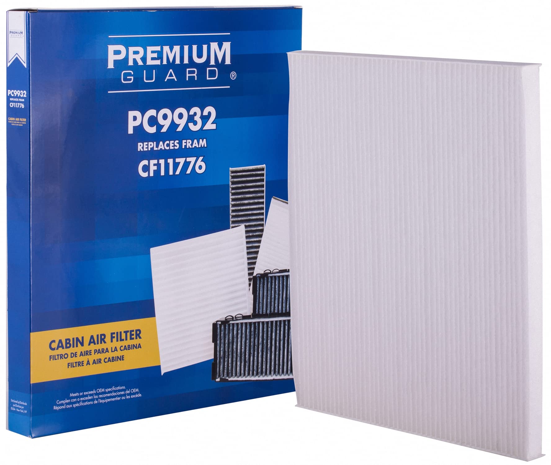 PG PC9932 Cabin Air Filter| Fits 2023-16 Nissan Murano, 2020-13 Pathfinder, 2016 Murano, 2013 INFINITI JX35